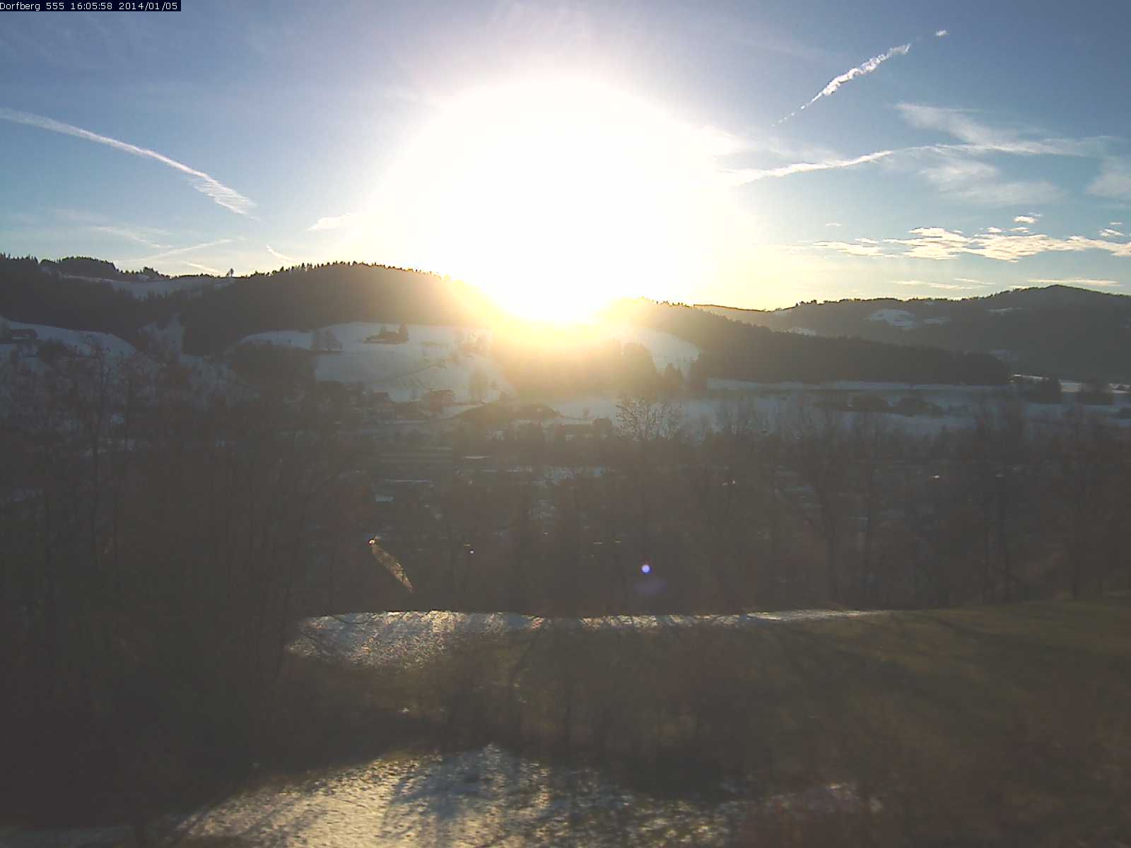 Webcam-Bild: Aussicht vom Dorfberg in Langnau 20140105-160600