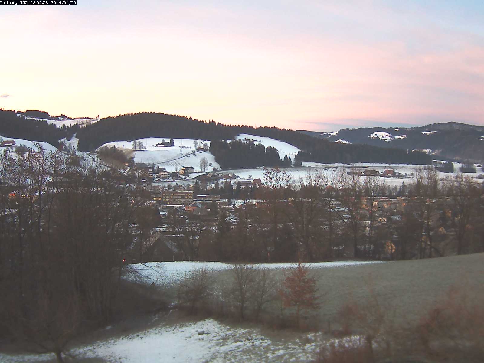 Webcam-Bild: Aussicht vom Dorfberg in Langnau 20140106-080600