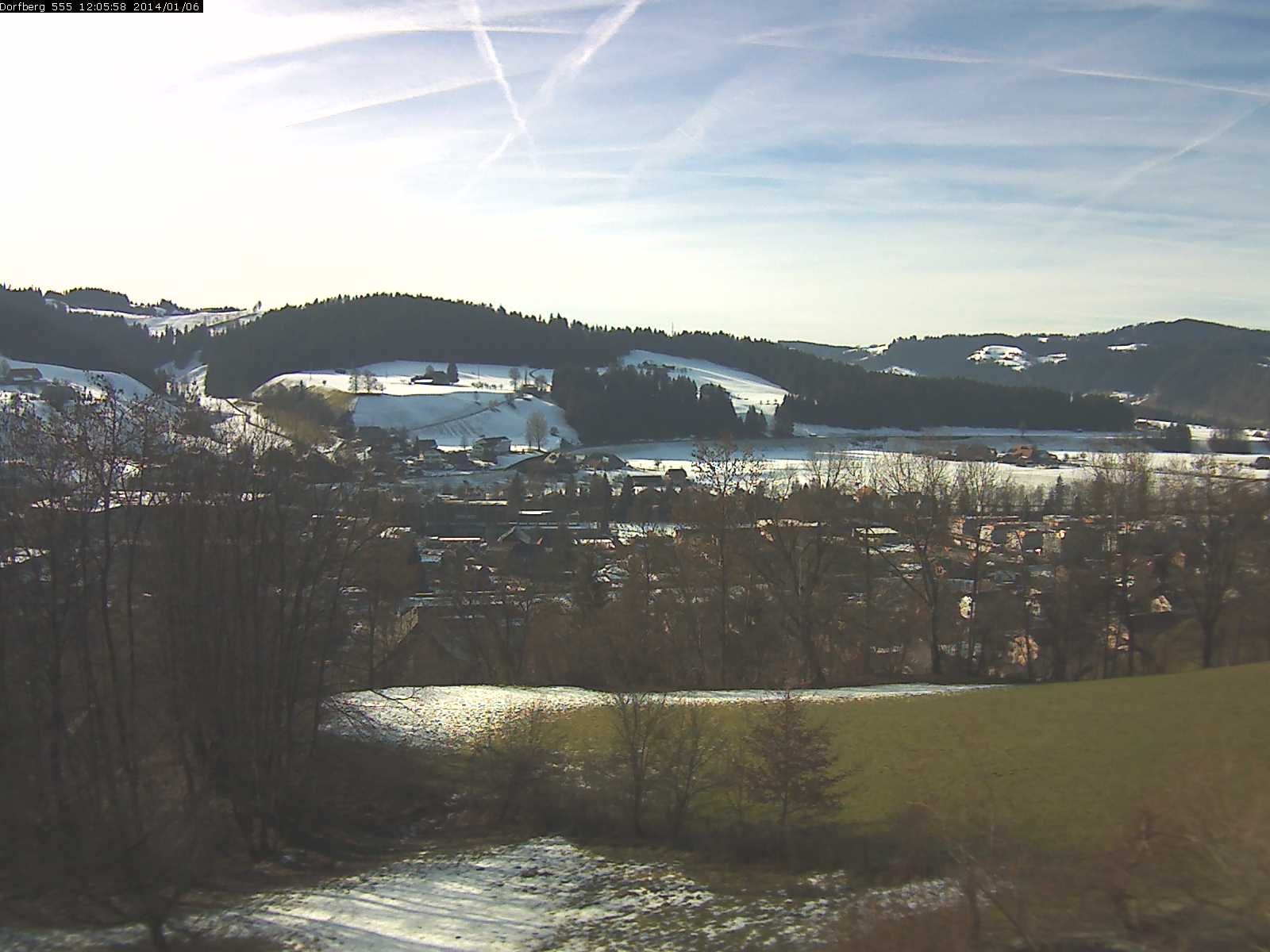 Webcam-Bild: Aussicht vom Dorfberg in Langnau 20140106-120600