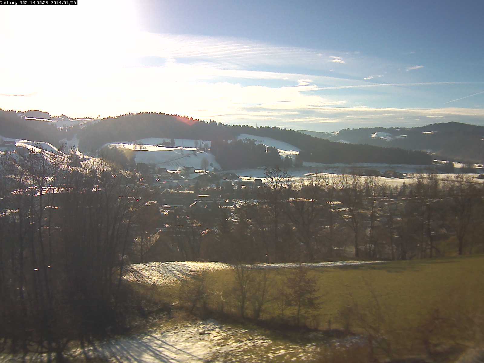 Webcam-Bild: Aussicht vom Dorfberg in Langnau 20140106-140600