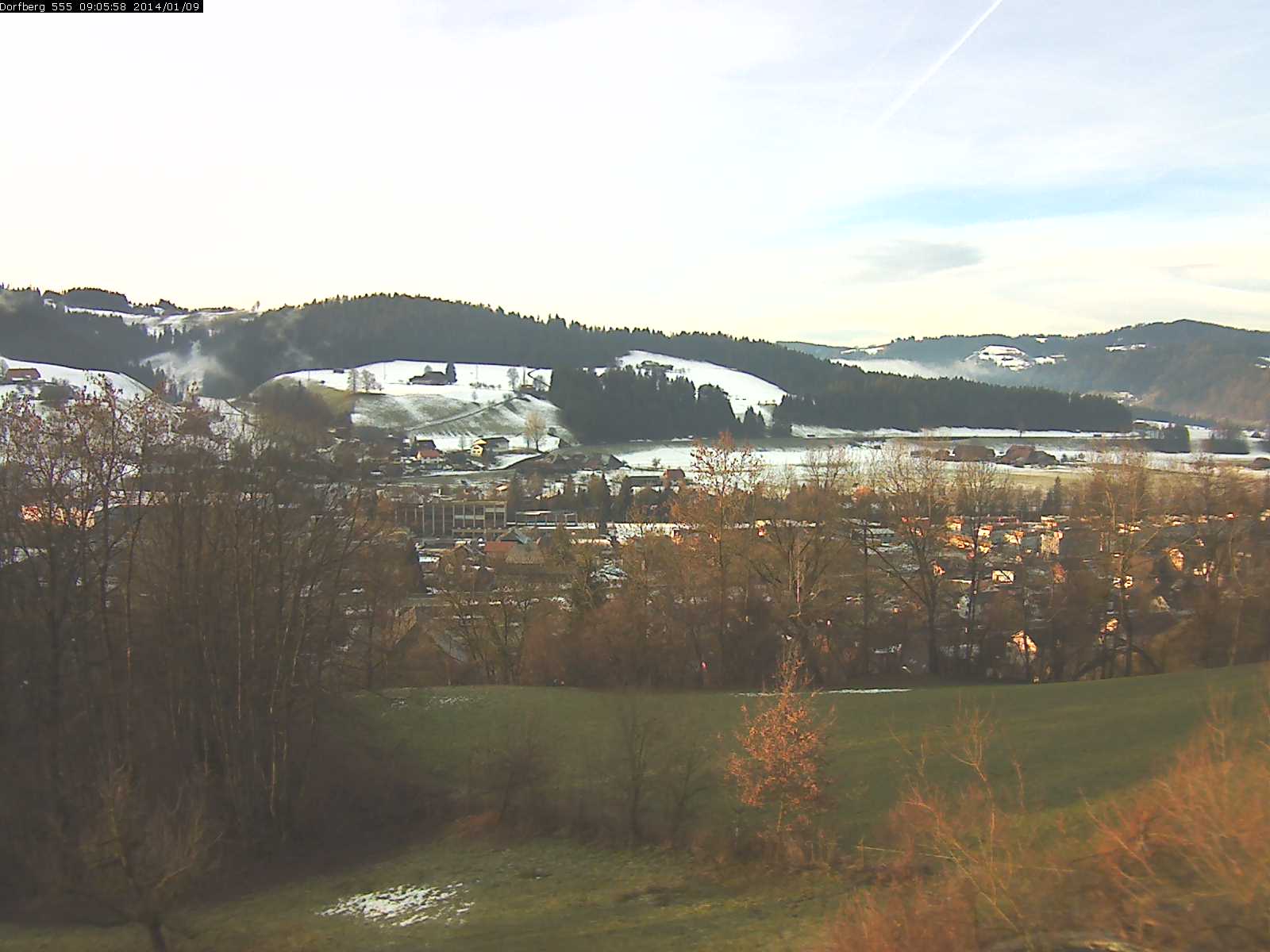 Webcam-Bild: Aussicht vom Dorfberg in Langnau 20140109-090600