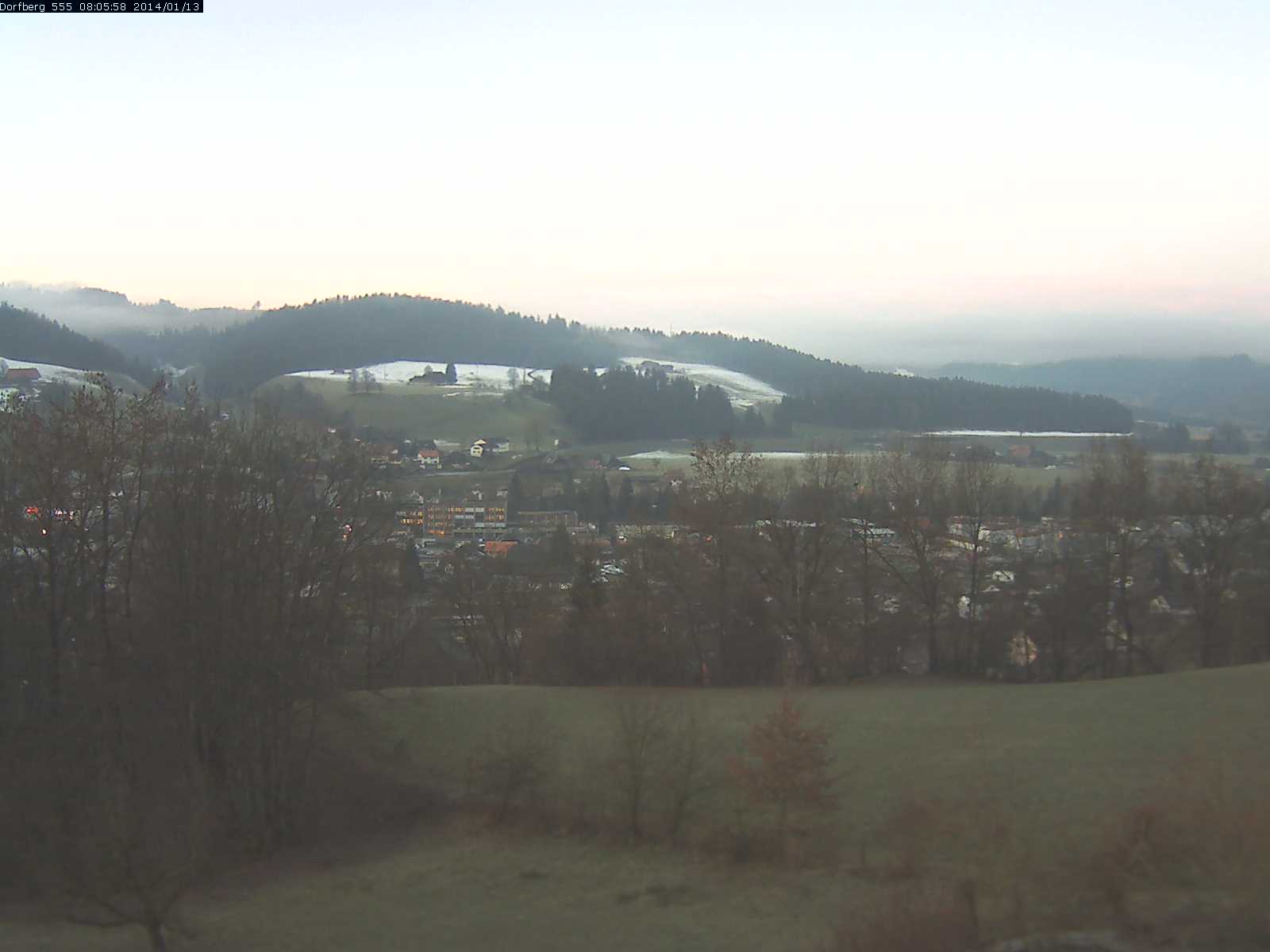 Webcam-Bild: Aussicht vom Dorfberg in Langnau 20140113-080600
