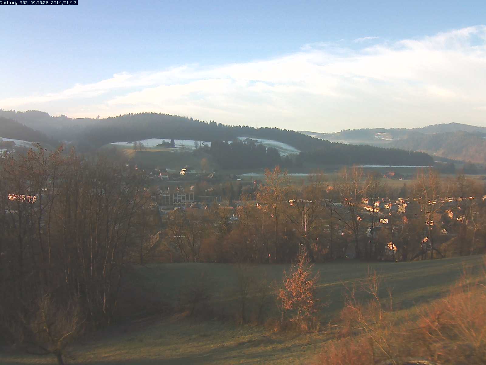 Webcam-Bild: Aussicht vom Dorfberg in Langnau 20140113-090600