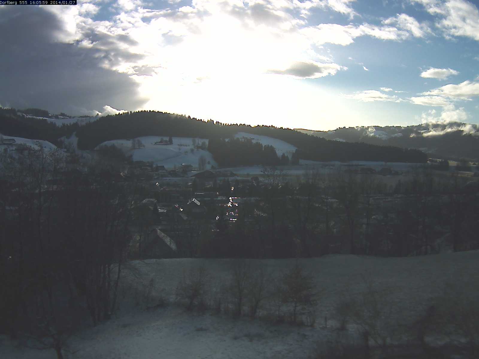 Webcam-Bild: Aussicht vom Dorfberg in Langnau 20140127-160600