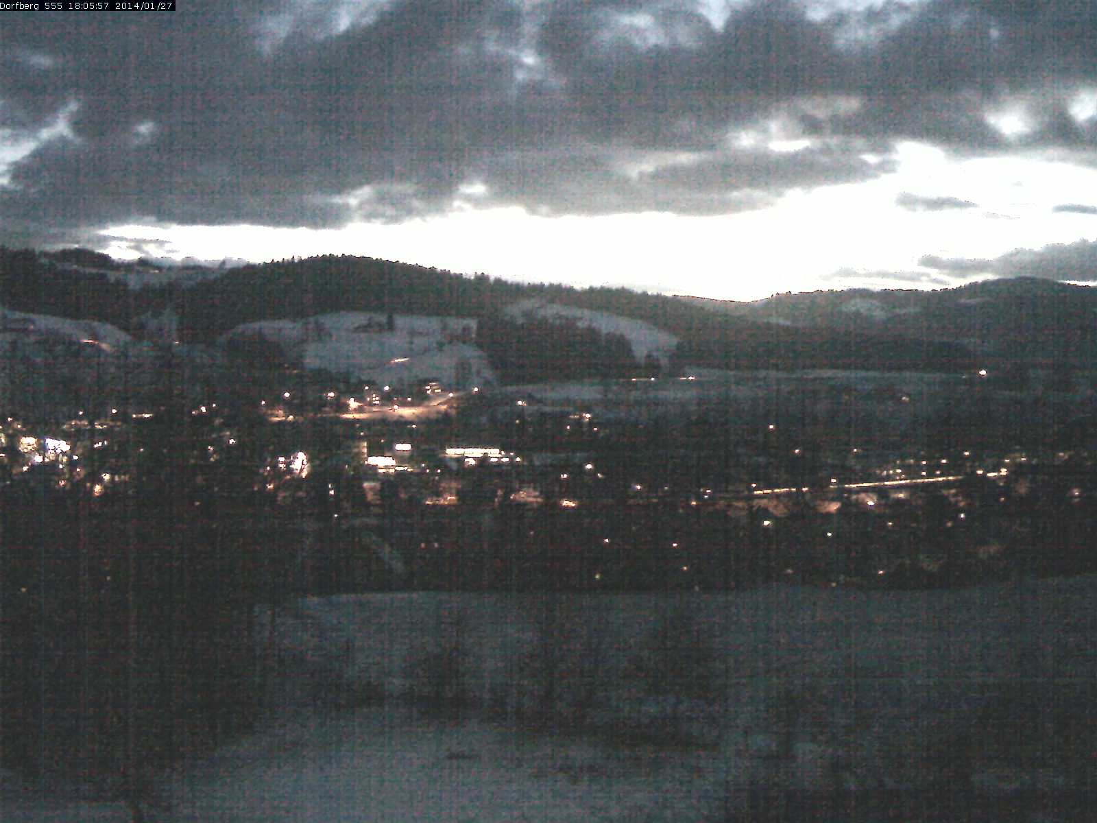 Webcam-Bild: Aussicht vom Dorfberg in Langnau 20140127-180600