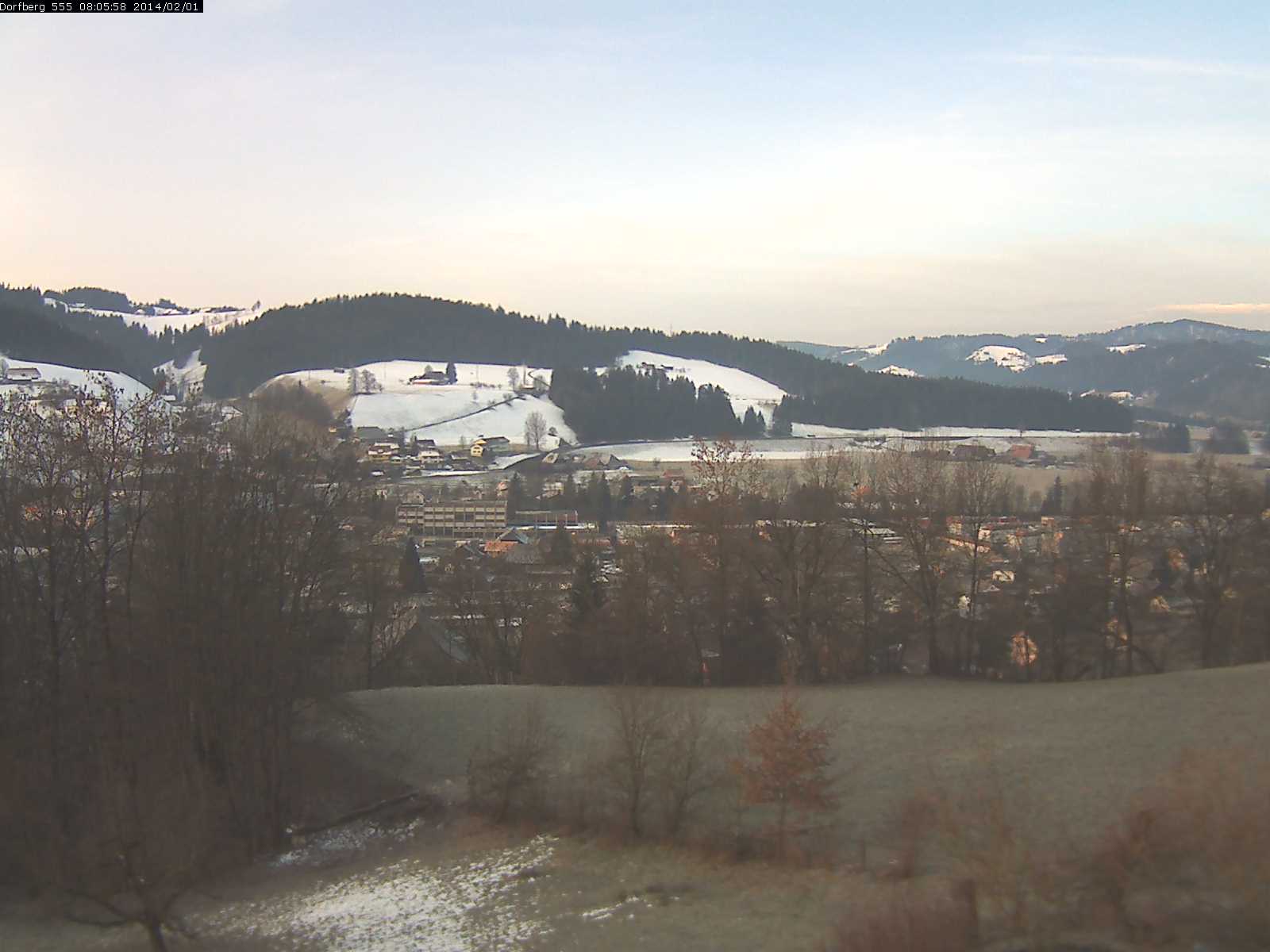 Webcam-Bild: Aussicht vom Dorfberg in Langnau 20140201-080600