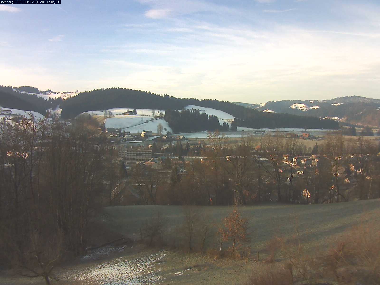 Webcam-Bild: Aussicht vom Dorfberg in Langnau 20140201-090600