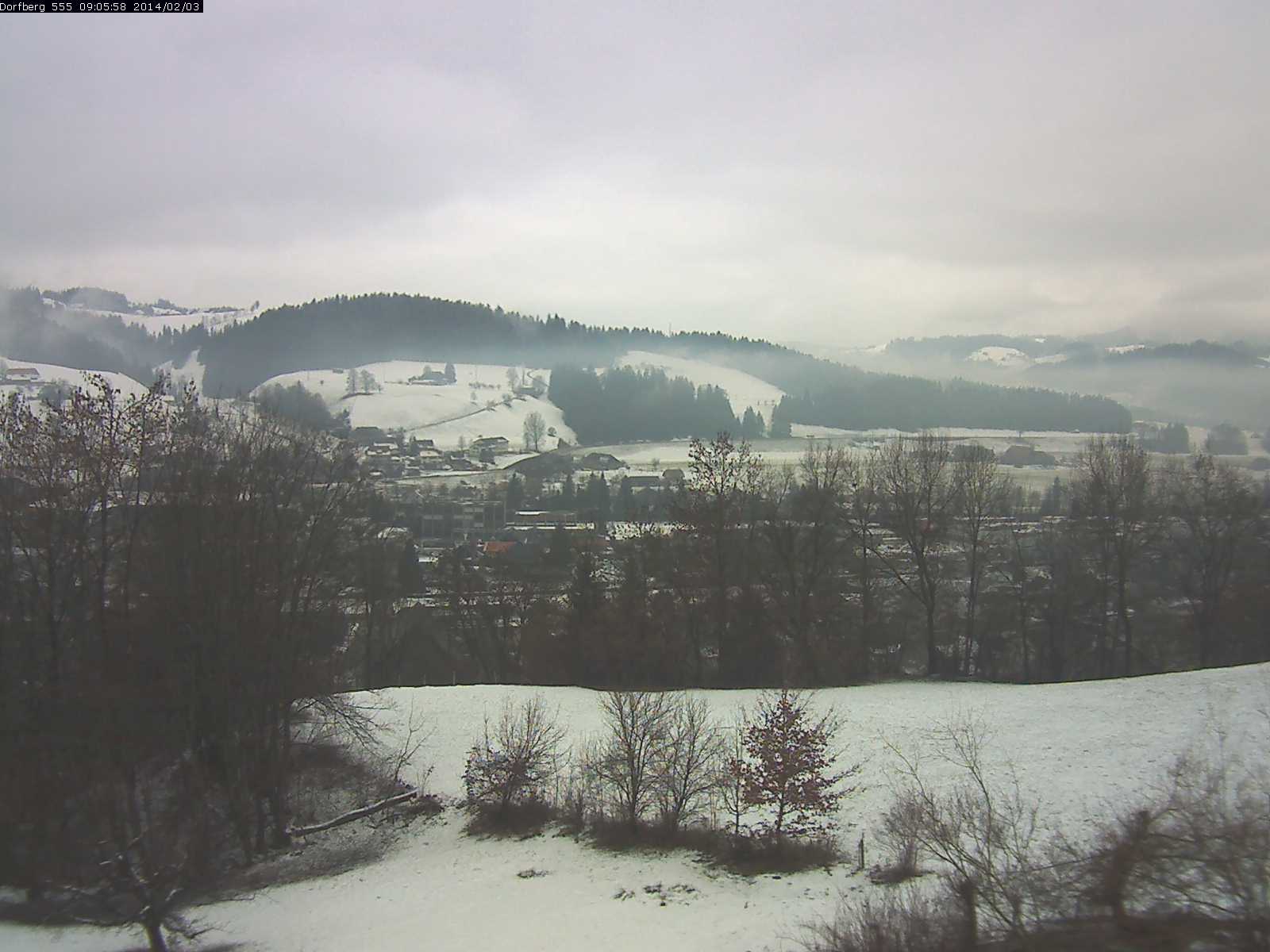 Webcam-Bild: Aussicht vom Dorfberg in Langnau 20140203-090600