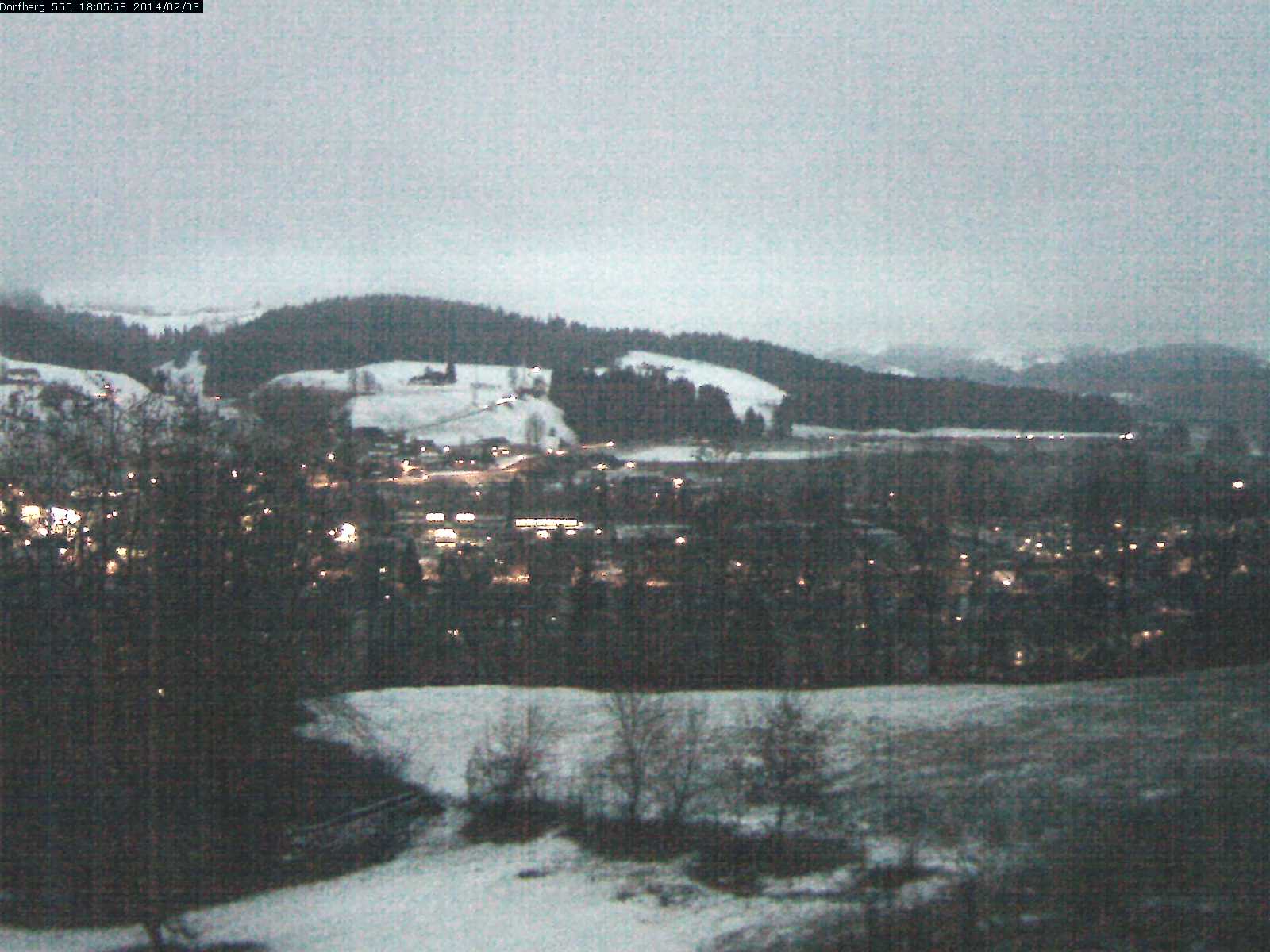 Webcam-Bild: Aussicht vom Dorfberg in Langnau 20140203-180600