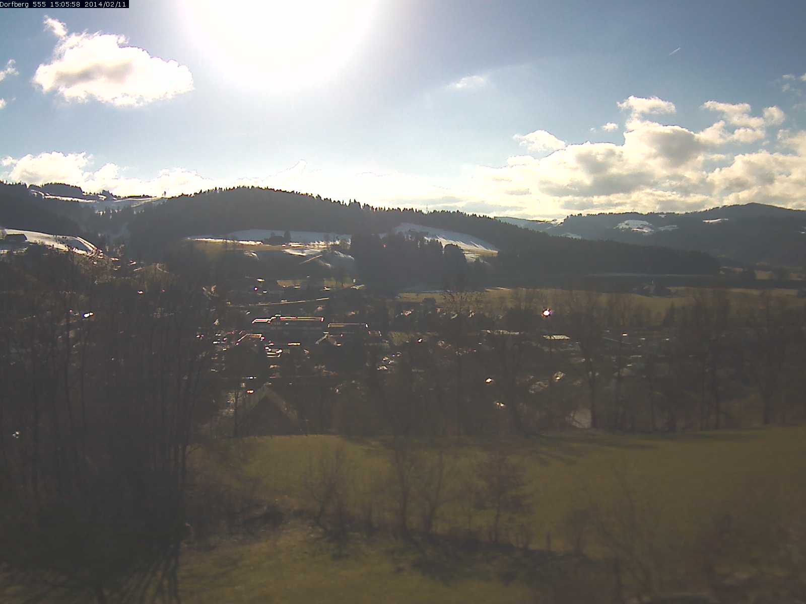 Webcam-Bild: Aussicht vom Dorfberg in Langnau 20140211-150600