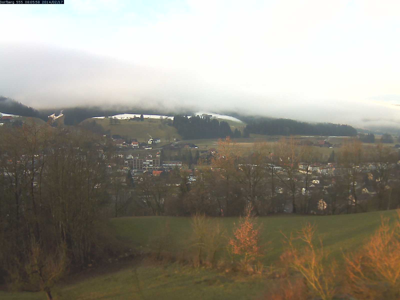 Webcam-Bild: Aussicht vom Dorfberg in Langnau 20140217-080600