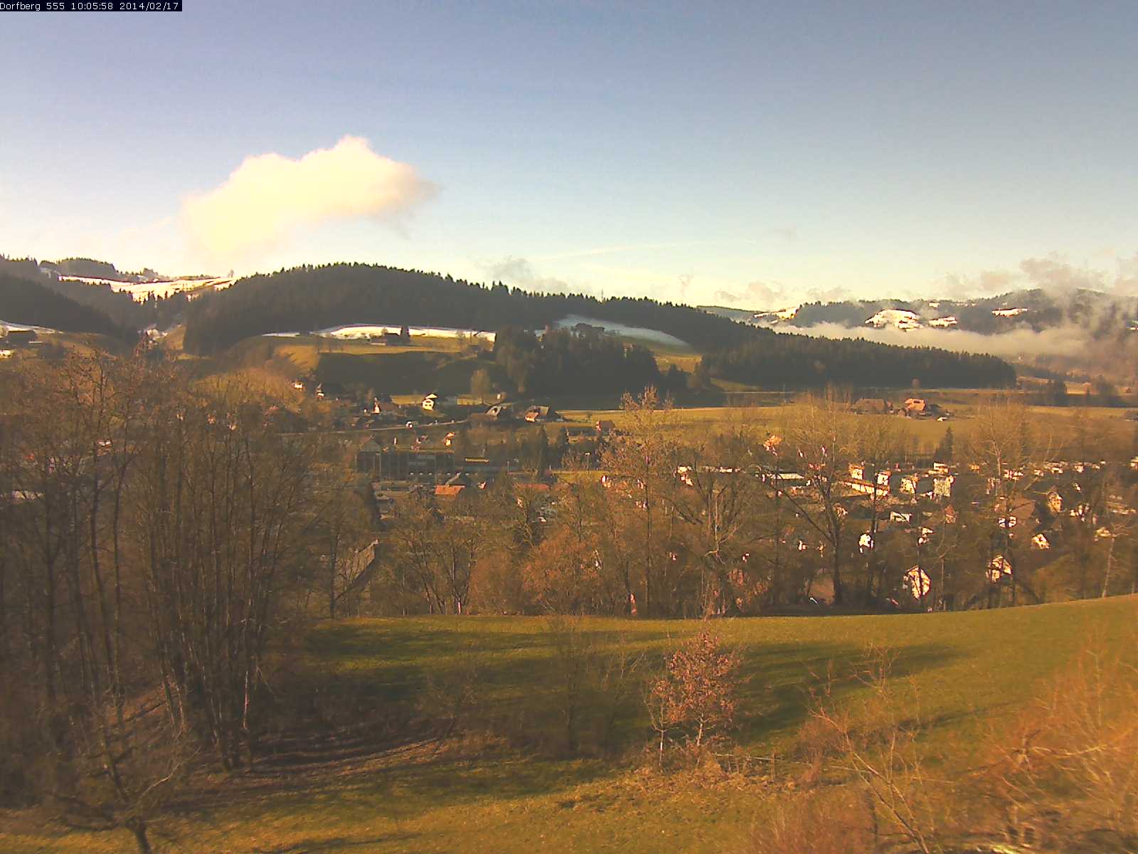 Webcam-Bild: Aussicht vom Dorfberg in Langnau 20140217-100600