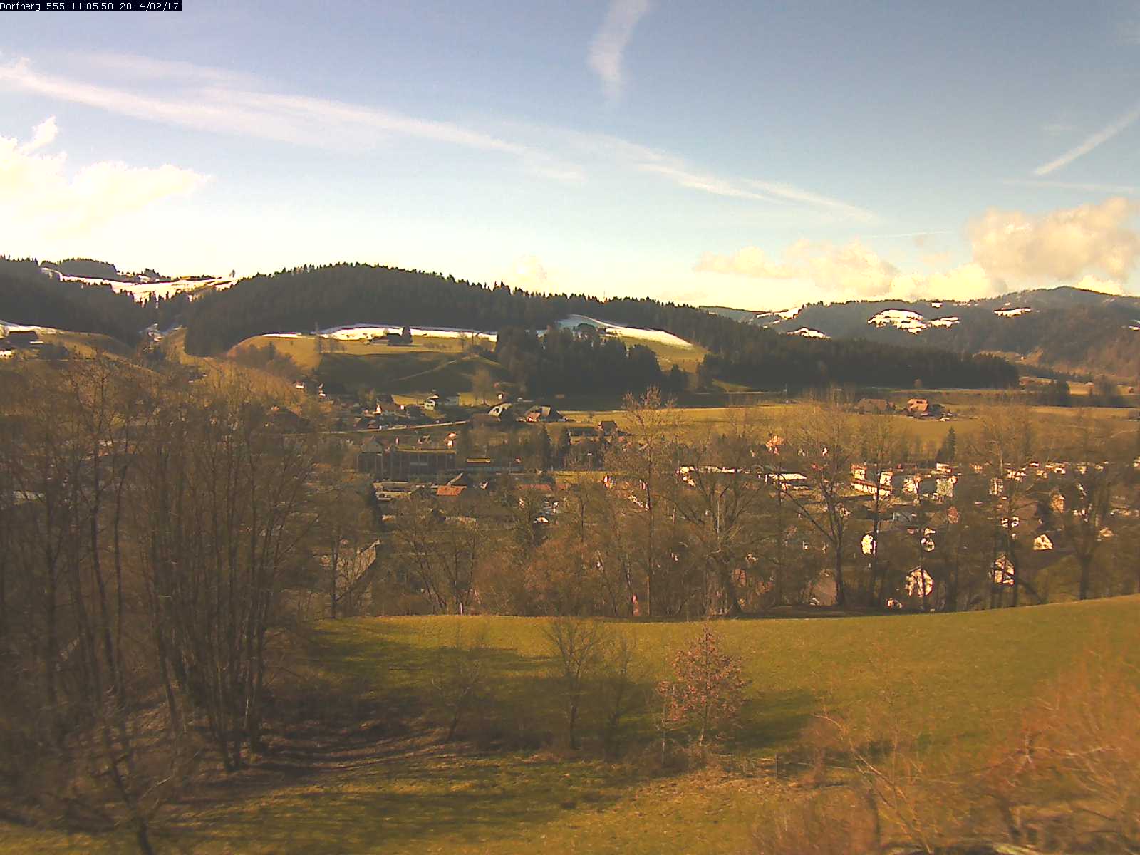 Webcam-Bild: Aussicht vom Dorfberg in Langnau 20140217-110600