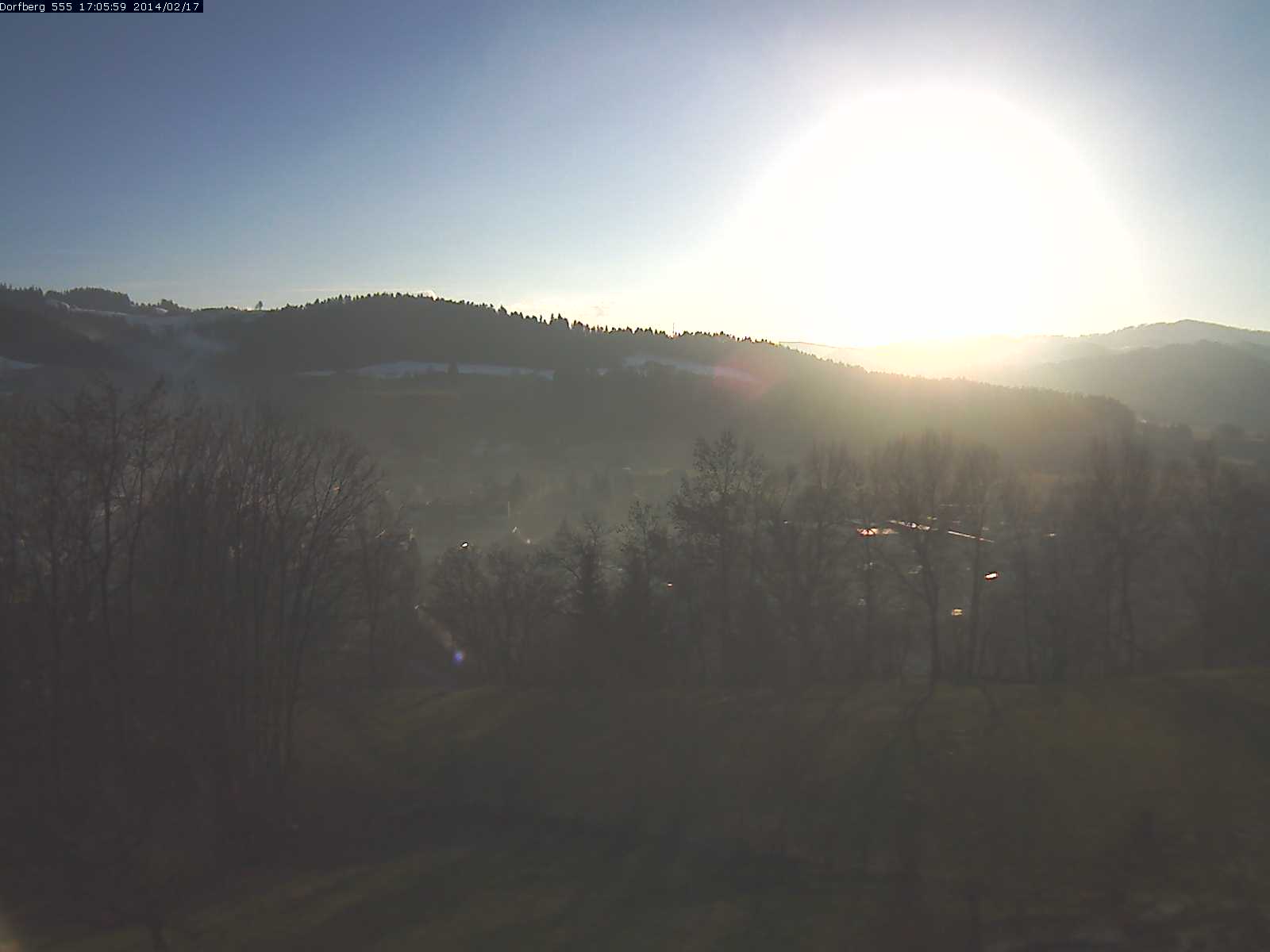 Webcam-Bild: Aussicht vom Dorfberg in Langnau 20140217-170600