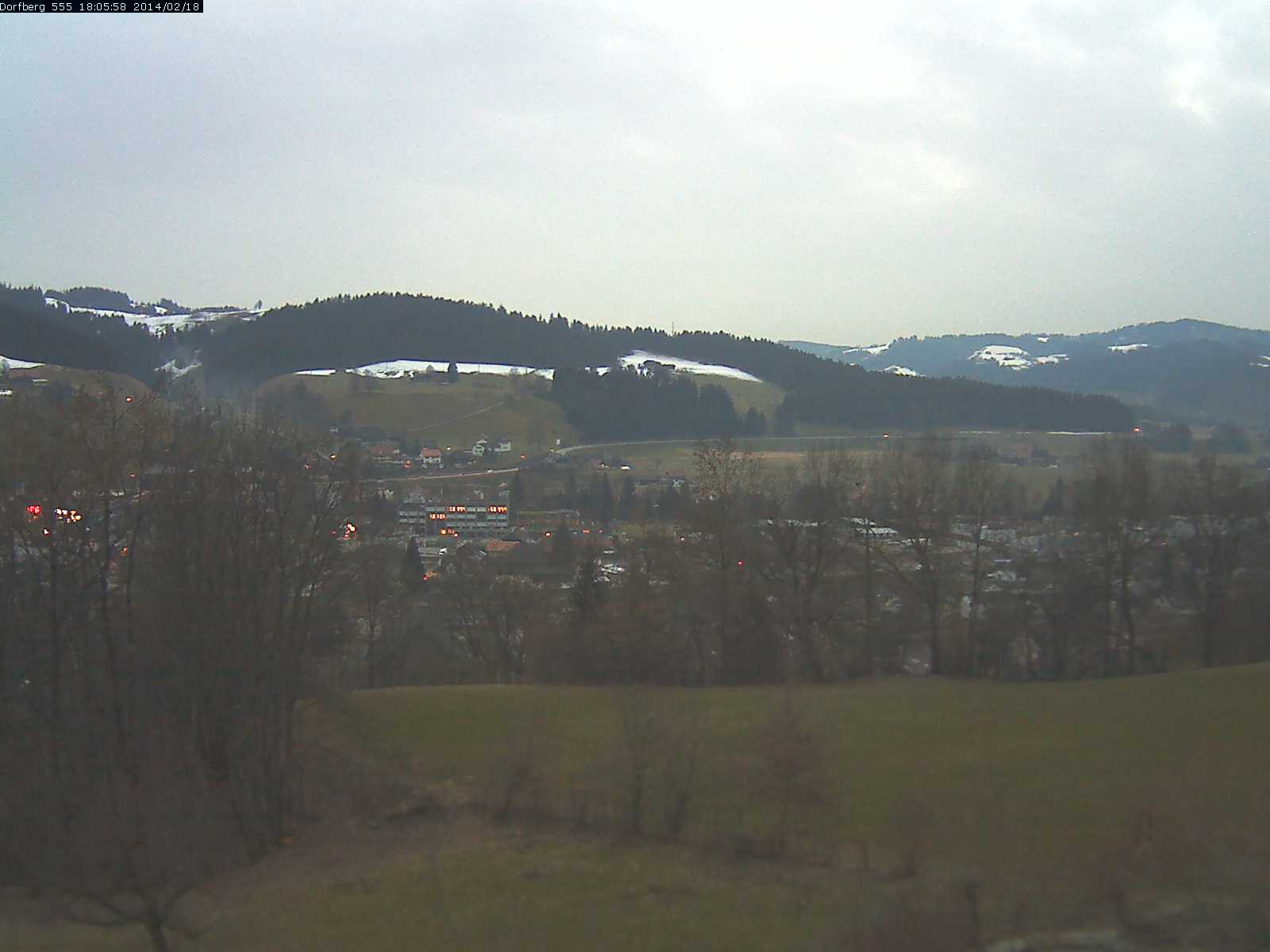 Webcam-Bild: Aussicht vom Dorfberg in Langnau 20140218-180600