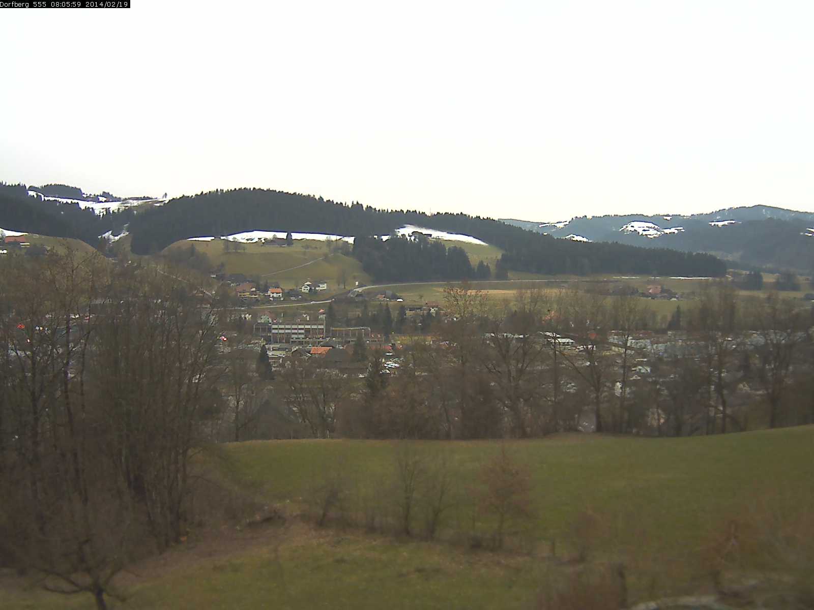 Webcam-Bild: Aussicht vom Dorfberg in Langnau 20140219-080600