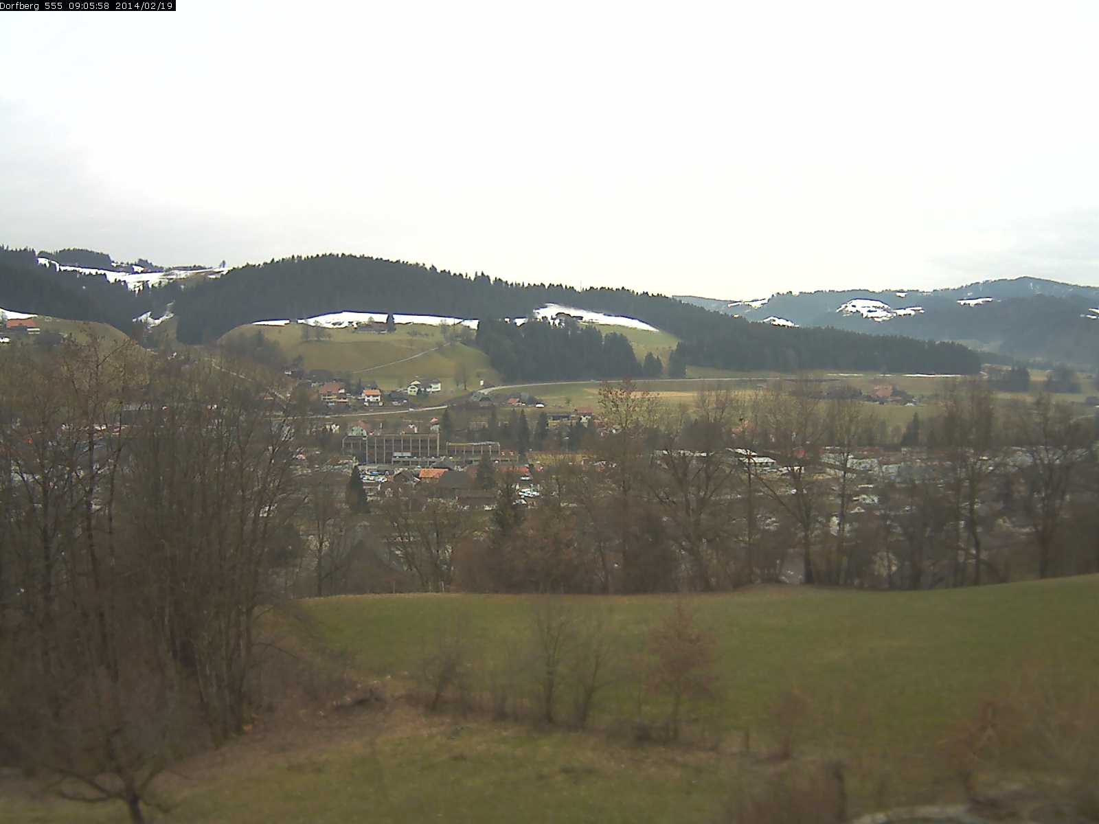 Webcam-Bild: Aussicht vom Dorfberg in Langnau 20140219-090600