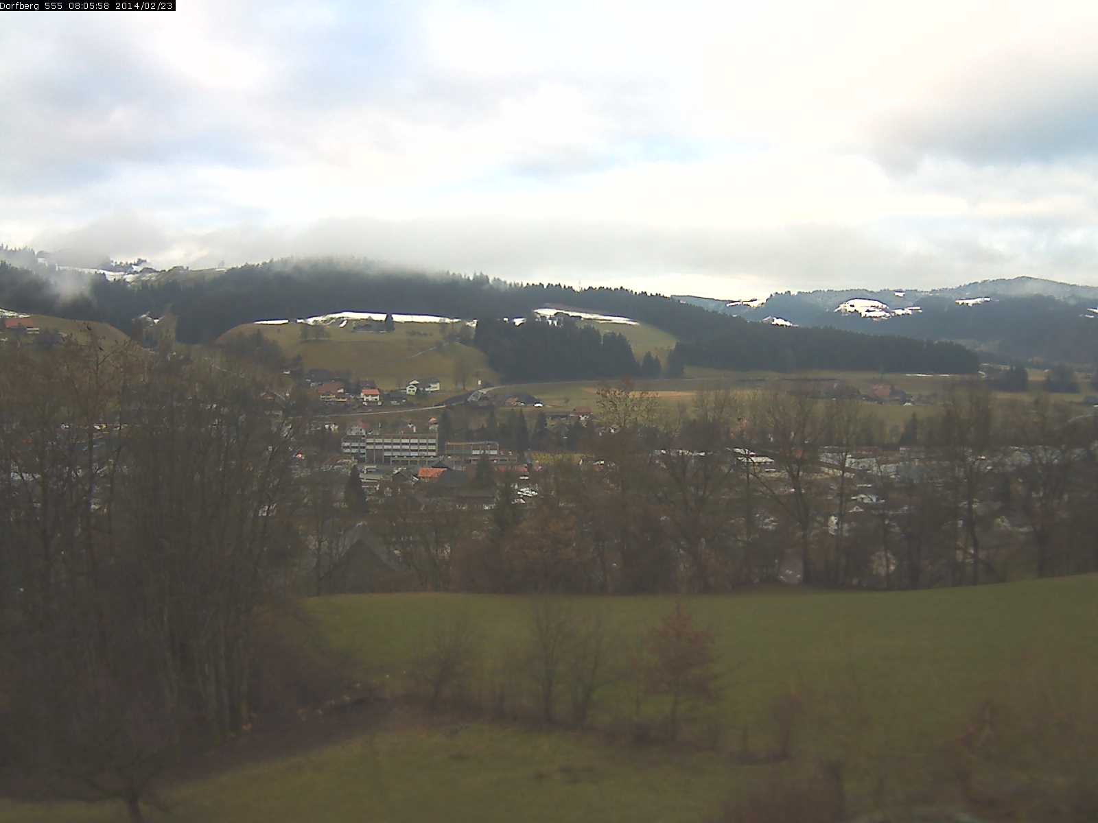 Webcam-Bild: Aussicht vom Dorfberg in Langnau 20140223-080600