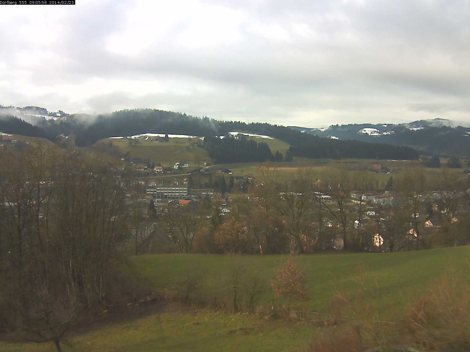 Webcam-Bild: Aussicht vom Dorfberg in Langnau 20140223-090600