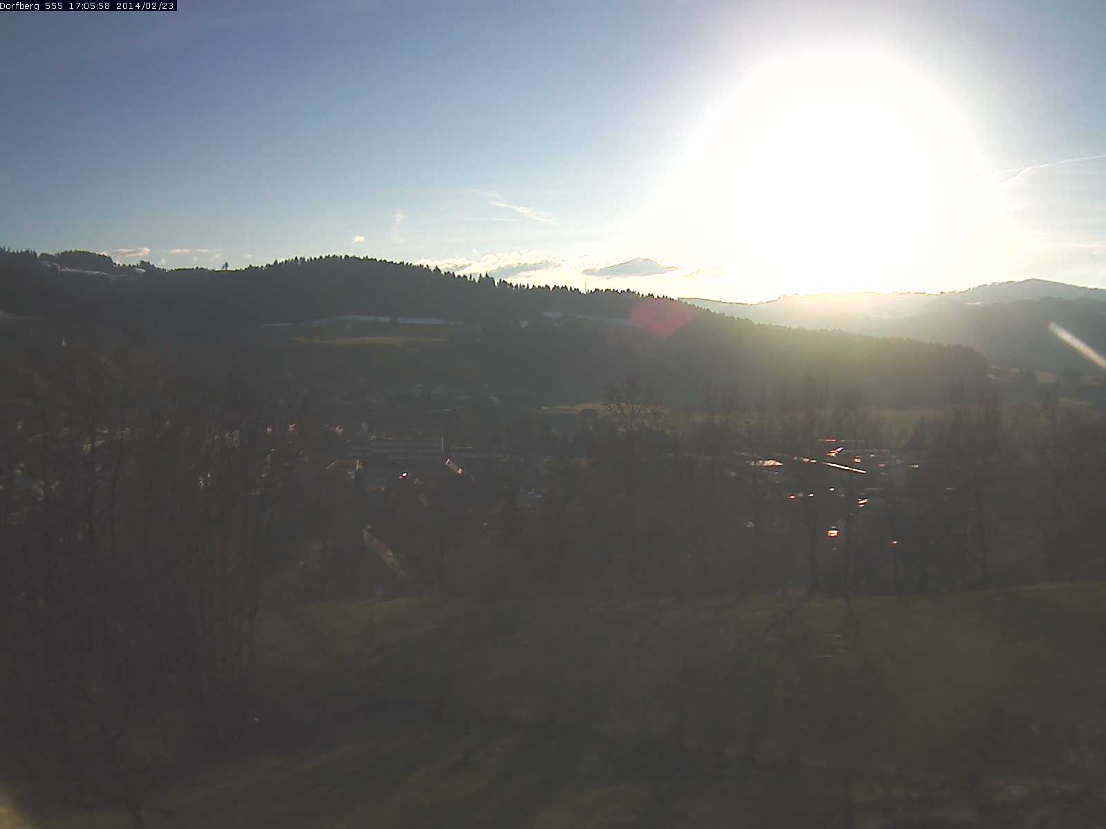 Webcam-Bild: Aussicht vom Dorfberg in Langnau 20140223-170600
