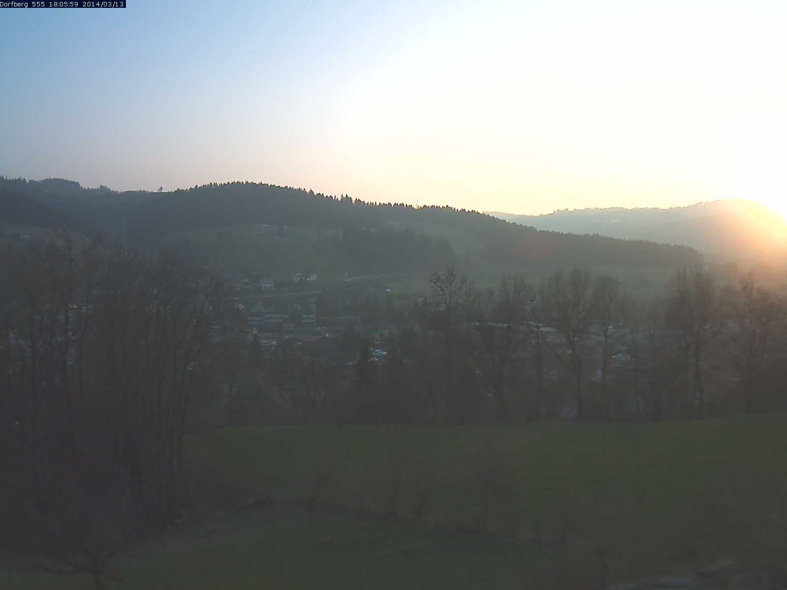 Webcam-Bild: Aussicht vom Dorfberg in Langnau 20140313-180600