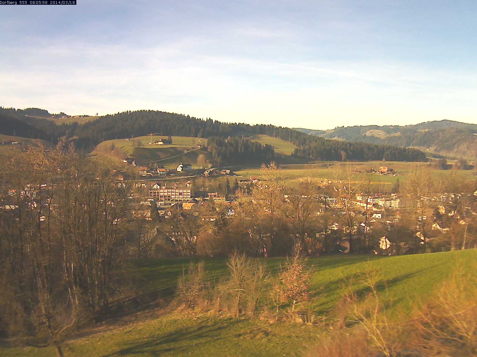 Webcam-Bild: Aussicht vom Dorfberg in Langnau 20140318-080600