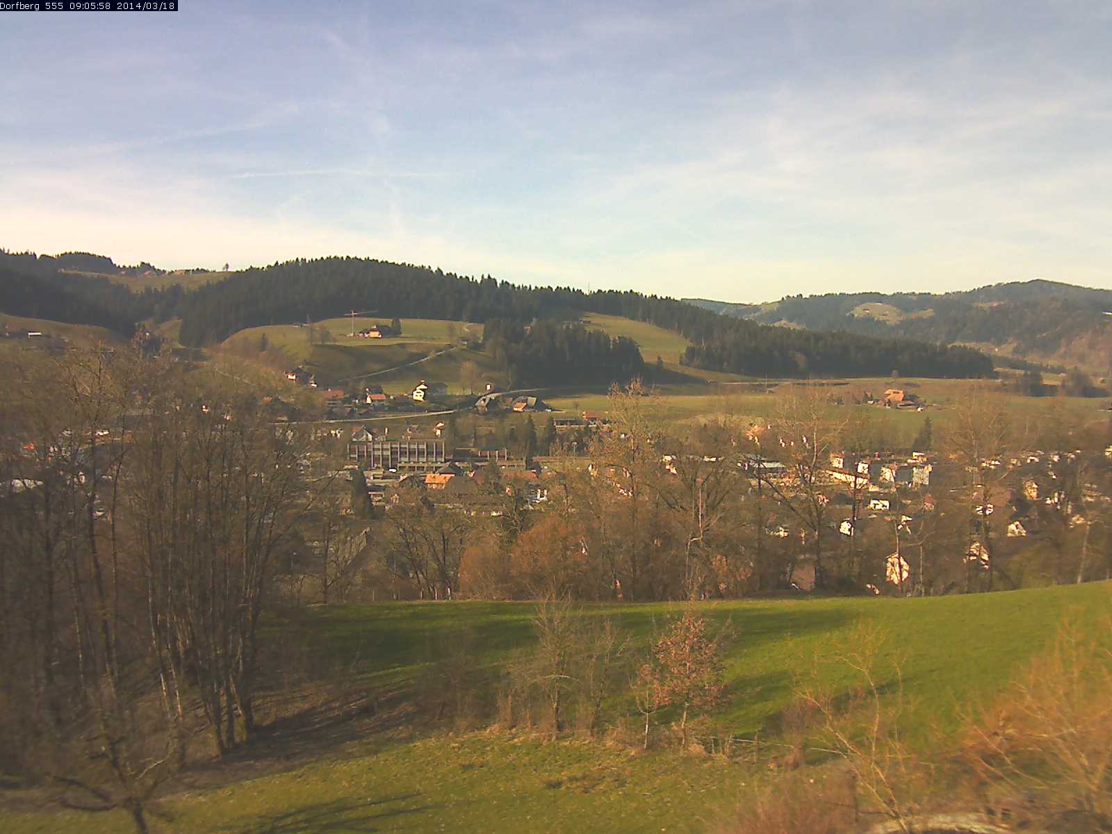 Webcam-Bild: Aussicht vom Dorfberg in Langnau 20140318-090600
