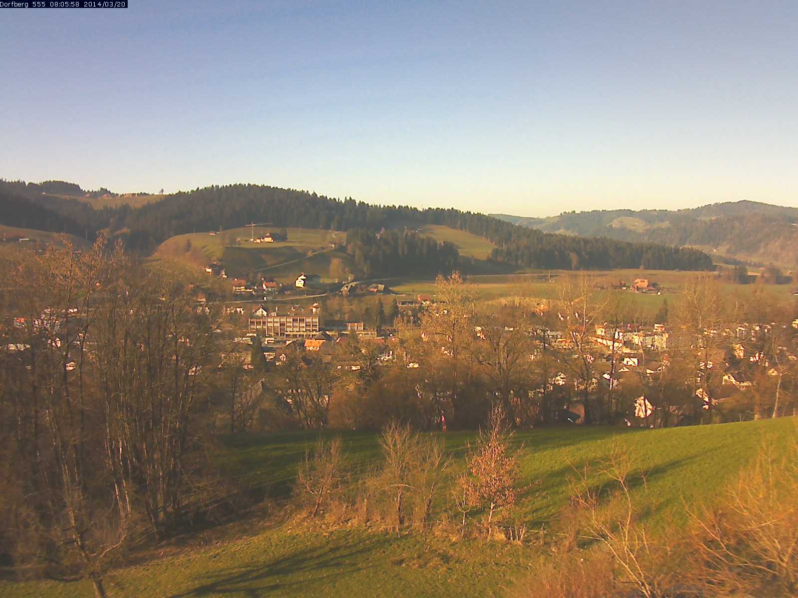 Webcam-Bild: Aussicht vom Dorfberg in Langnau 20140320-080600