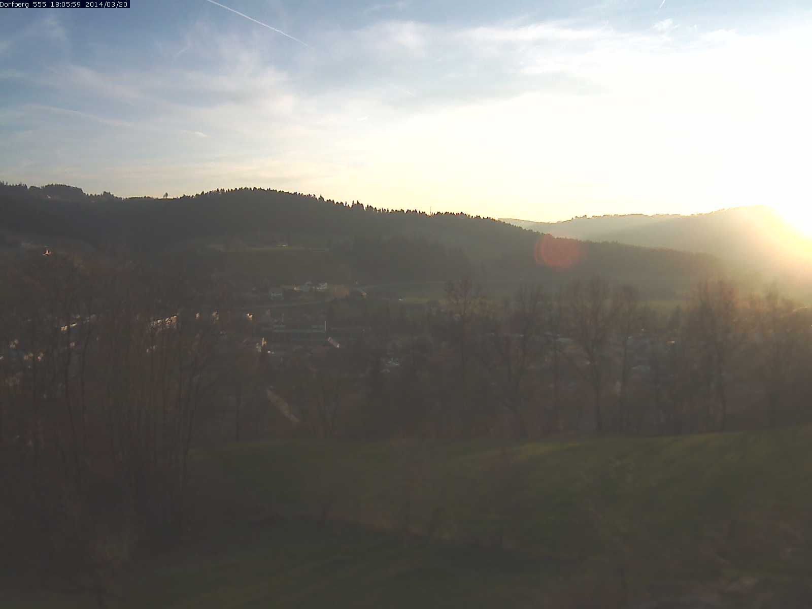 Webcam-Bild: Aussicht vom Dorfberg in Langnau 20140320-180600