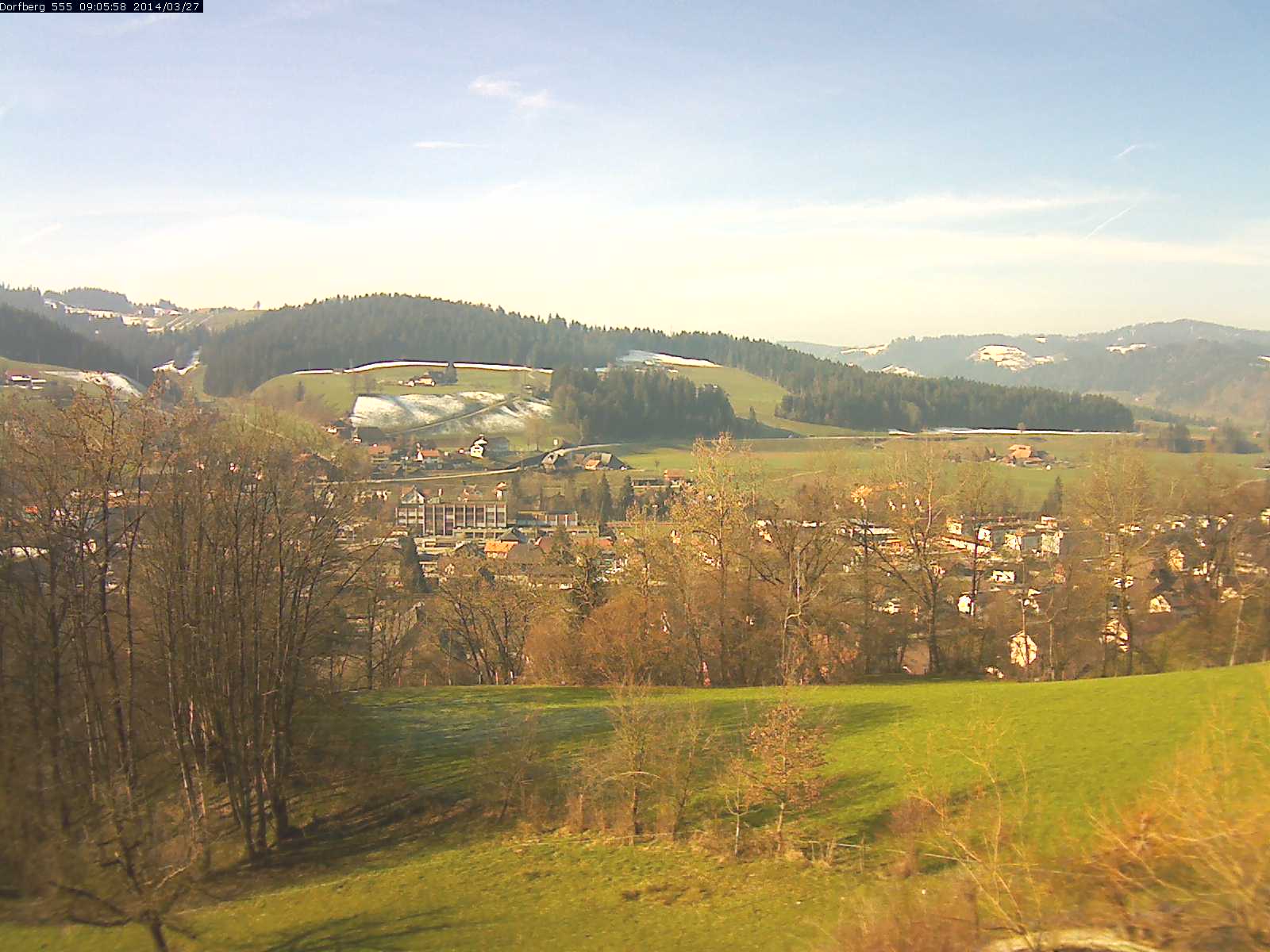 Webcam-Bild: Aussicht vom Dorfberg in Langnau 20140327-090600