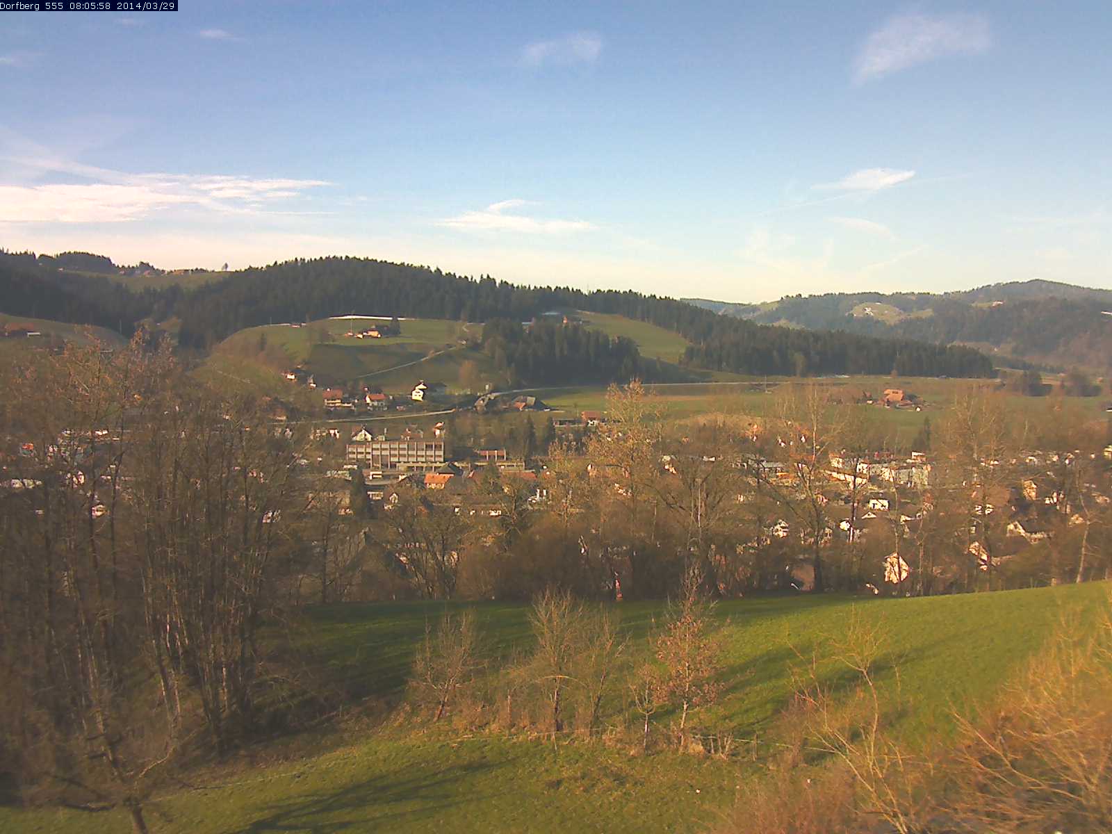 Webcam-Bild: Aussicht vom Dorfberg in Langnau 20140329-080600