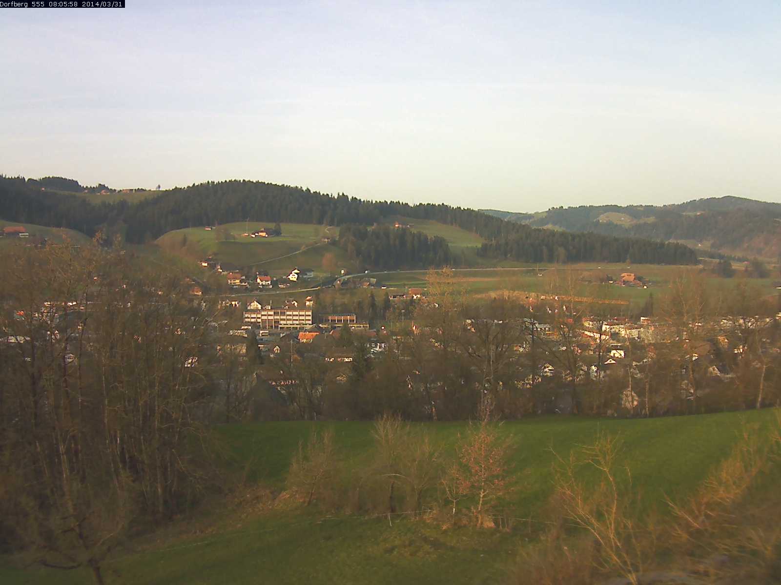 Webcam-Bild: Aussicht vom Dorfberg in Langnau 20140331-080600
