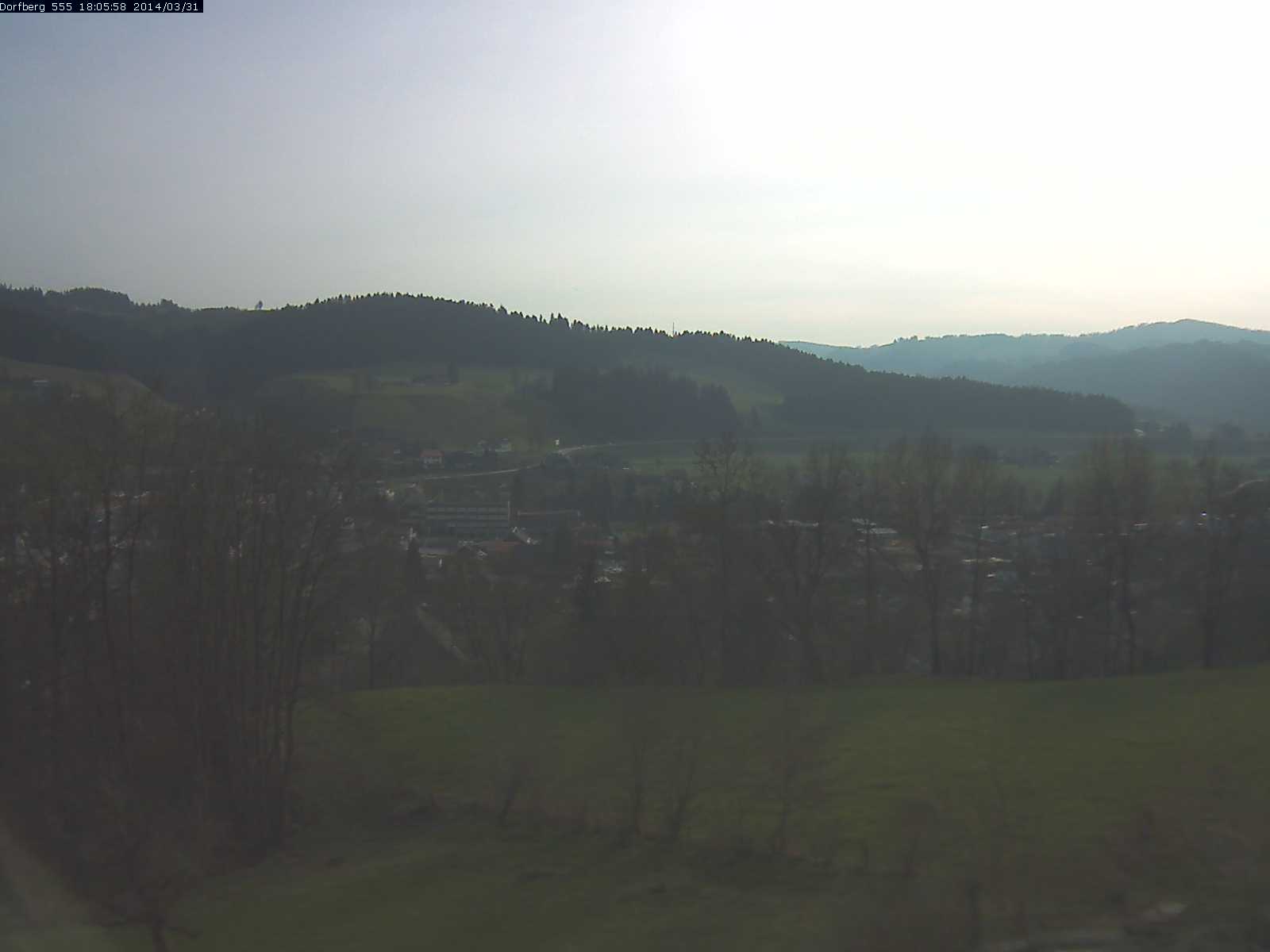 Webcam-Bild: Aussicht vom Dorfberg in Langnau 20140331-180600