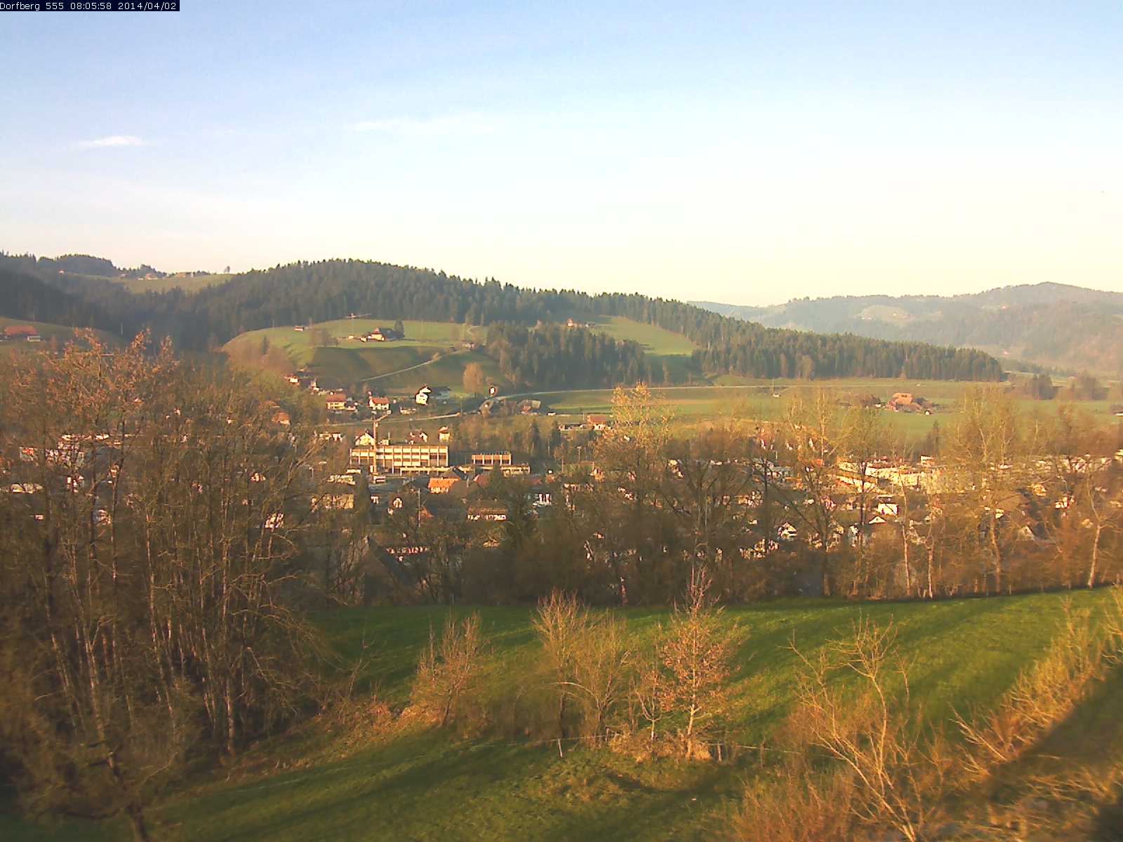Webcam-Bild: Aussicht vom Dorfberg in Langnau 20140402-080600