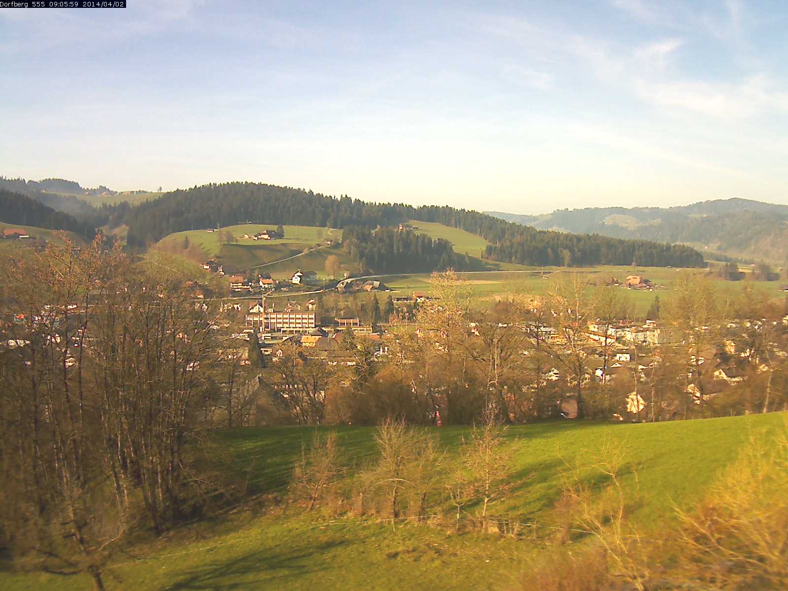 Webcam-Bild: Aussicht vom Dorfberg in Langnau 20140402-090600