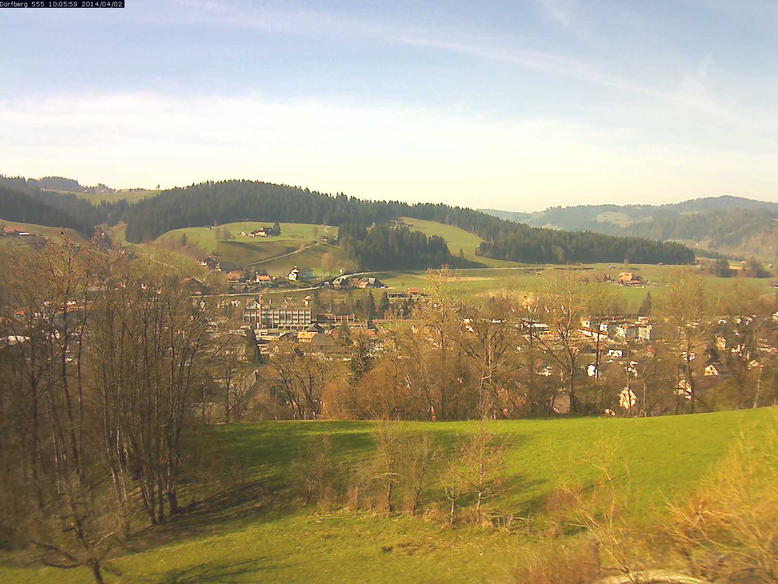 Webcam-Bild: Aussicht vom Dorfberg in Langnau 20140402-100600