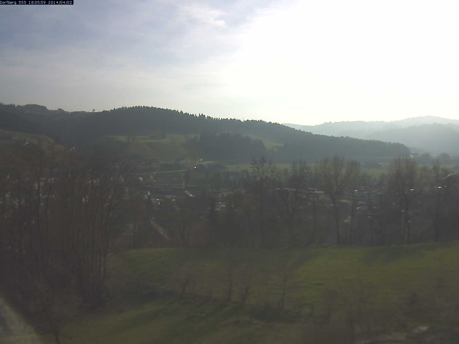 Webcam-Bild: Aussicht vom Dorfberg in Langnau 20140402-180600