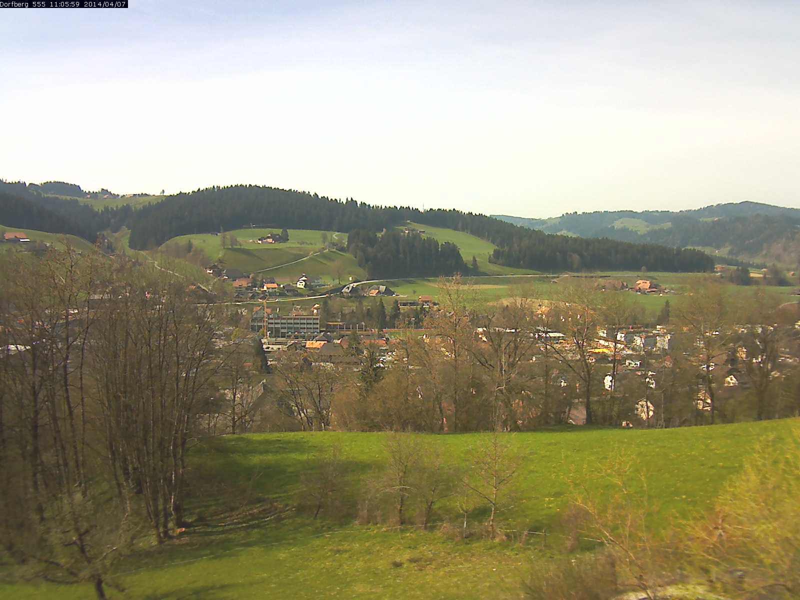 Webcam-Bild: Aussicht vom Dorfberg in Langnau 20140407-110600