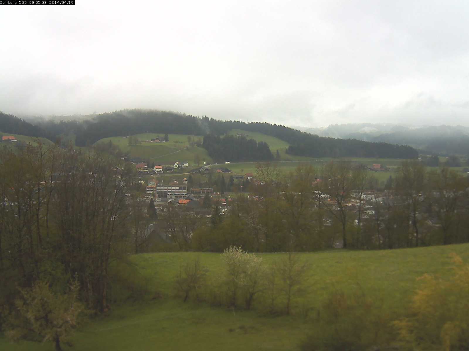 Webcam-Bild: Aussicht vom Dorfberg in Langnau 20140419-080600