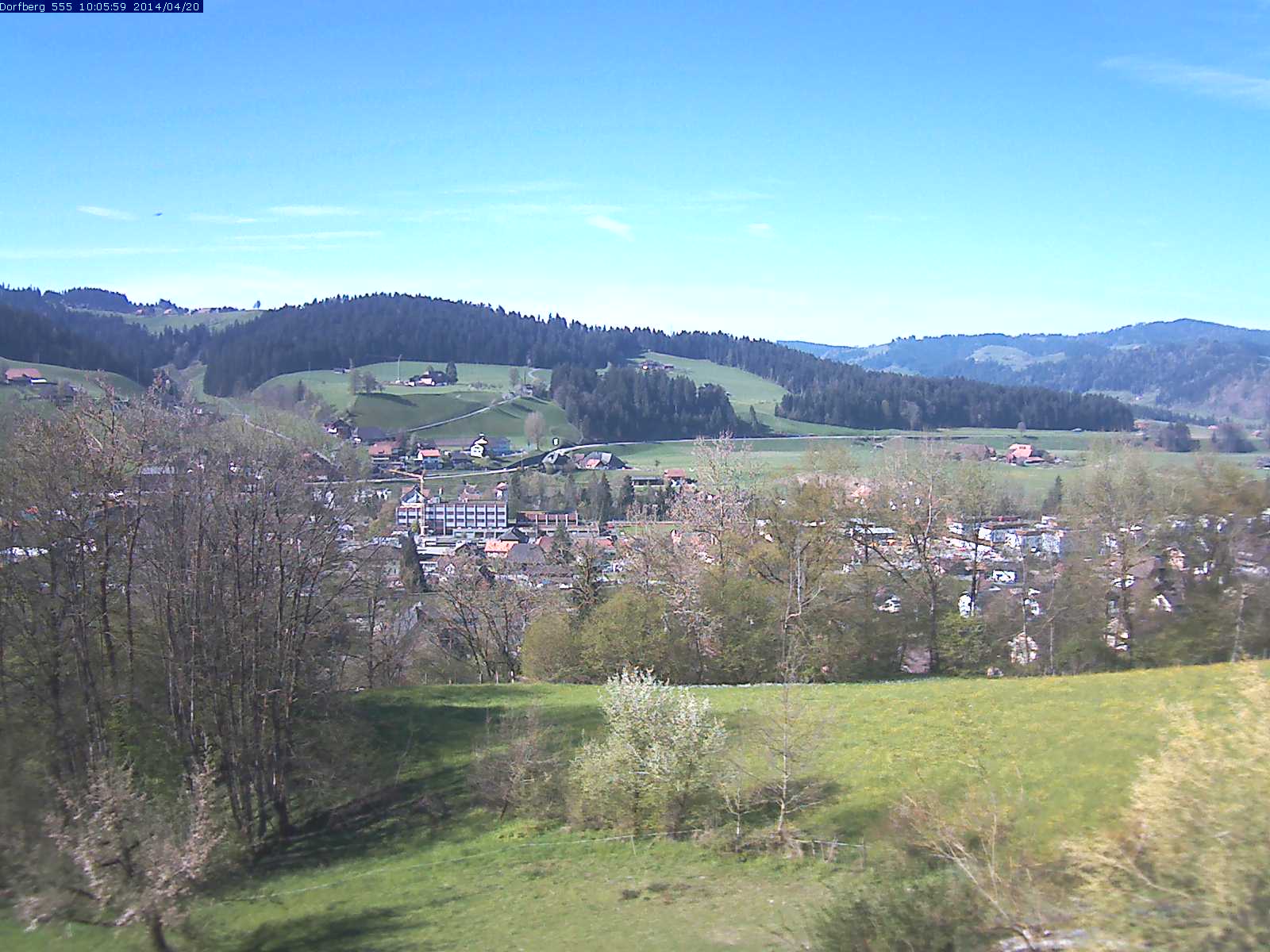 Webcam-Bild: Aussicht vom Dorfberg in Langnau 20140420-100600