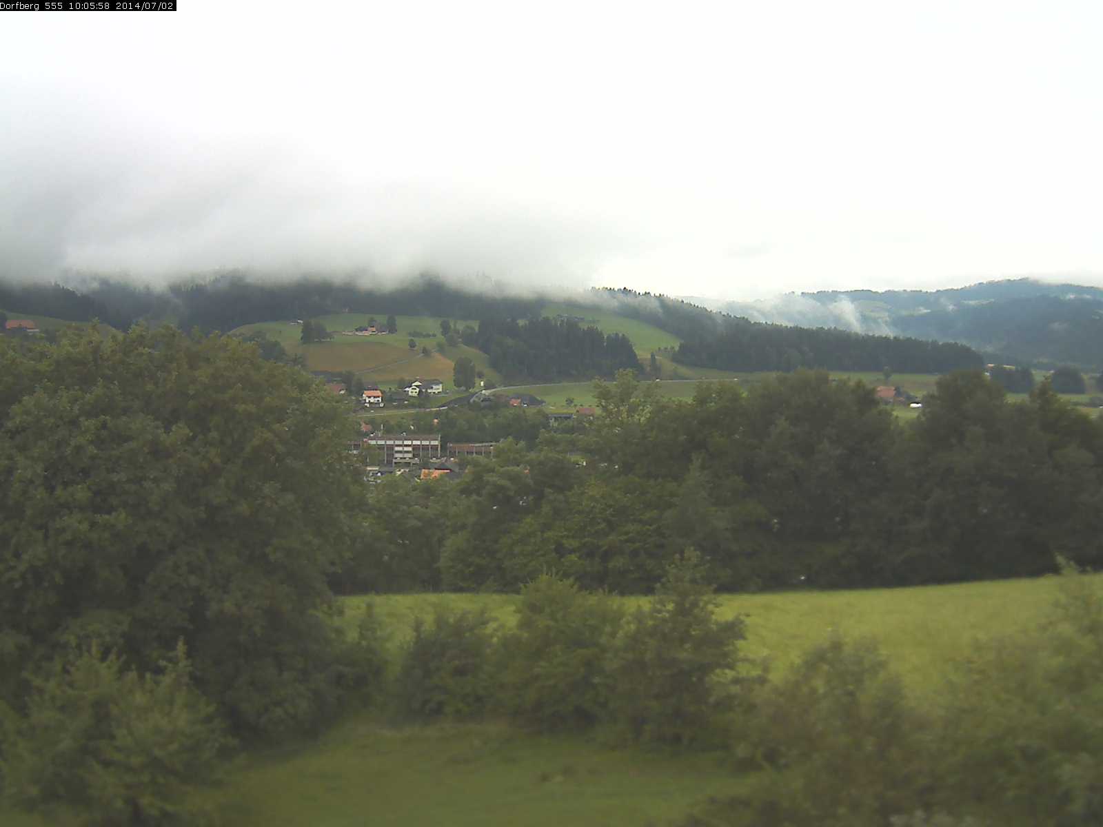 Webcam-Bild: Aussicht vom Dorfberg in Langnau 20140702-100600