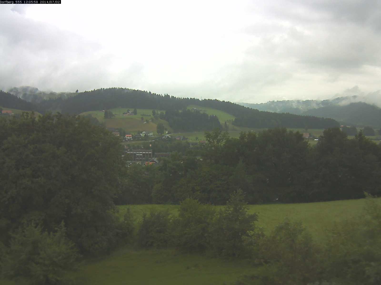 Webcam-Bild: Aussicht vom Dorfberg in Langnau 20140702-120600