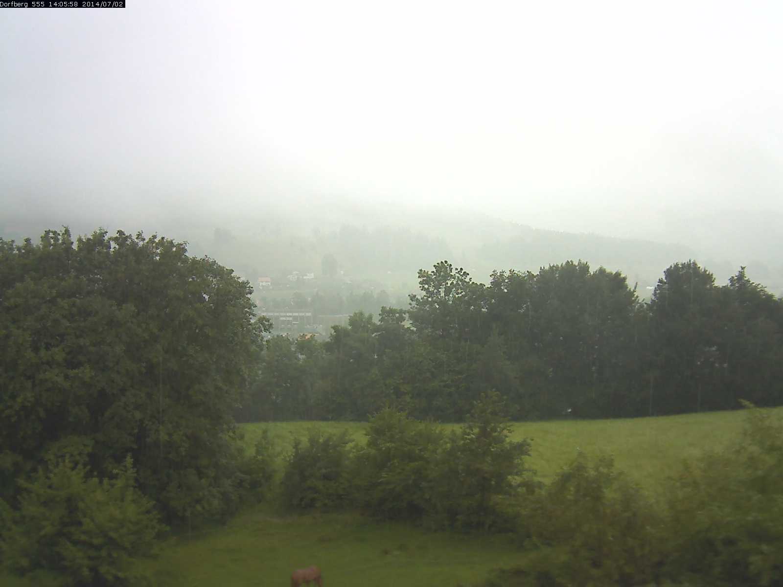 Webcam-Bild: Aussicht vom Dorfberg in Langnau 20140702-140600