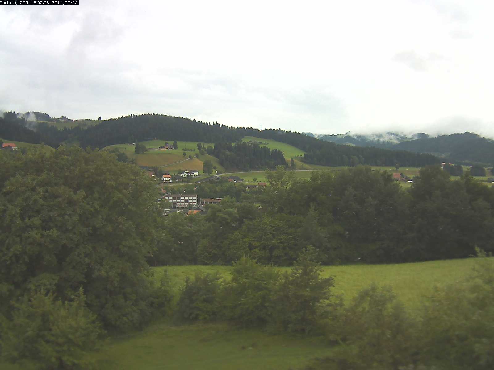 Webcam-Bild: Aussicht vom Dorfberg in Langnau 20140702-180600