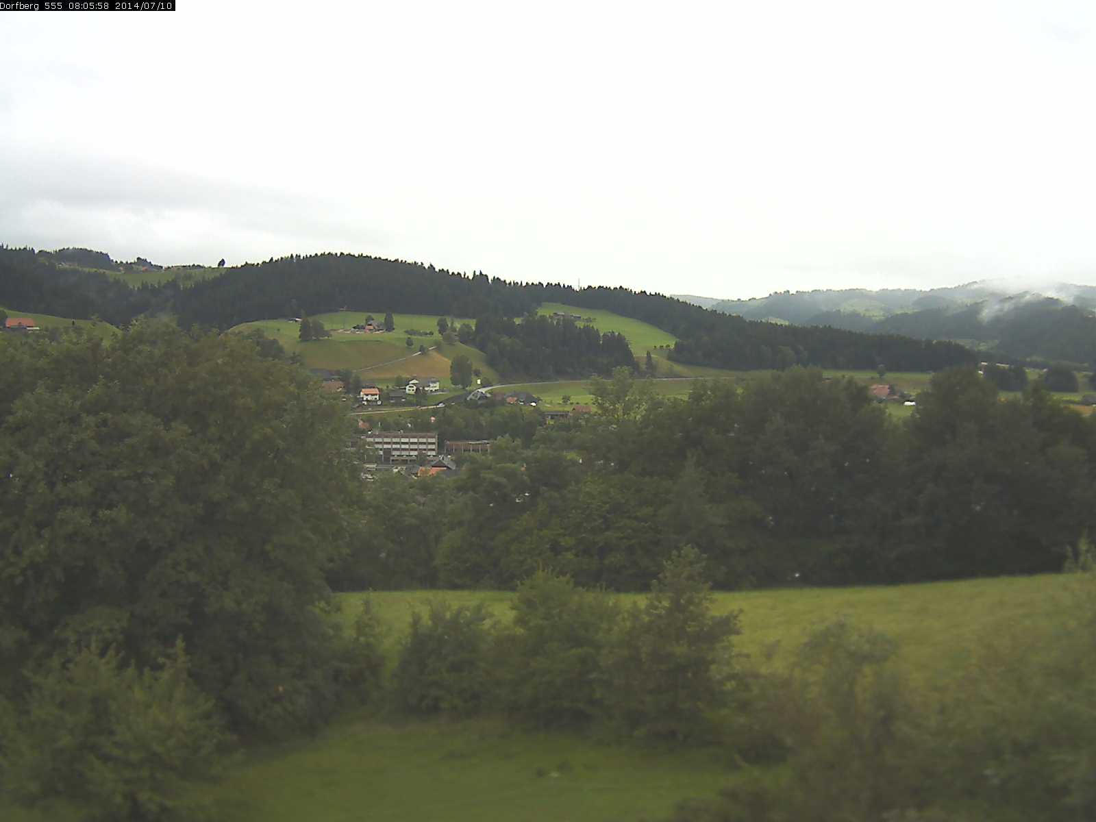 Webcam-Bild: Aussicht vom Dorfberg in Langnau 20140710-080600