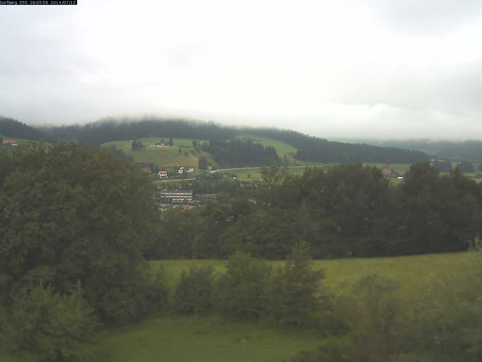 Webcam-Bild: Aussicht vom Dorfberg in Langnau 20140712-080600