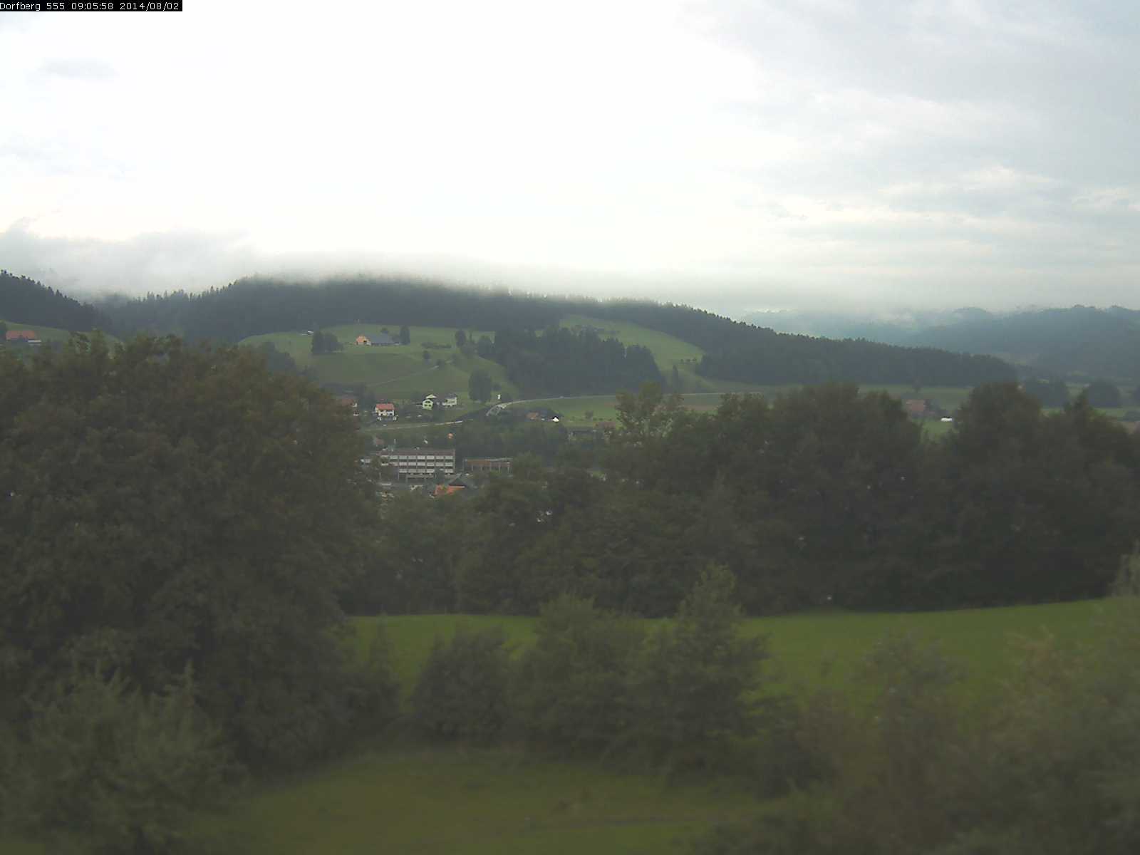 Webcam-Bild: Aussicht vom Dorfberg in Langnau 20140802-090600