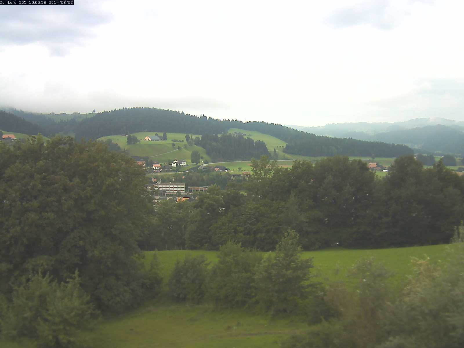 Webcam-Bild: Aussicht vom Dorfberg in Langnau 20140802-100600