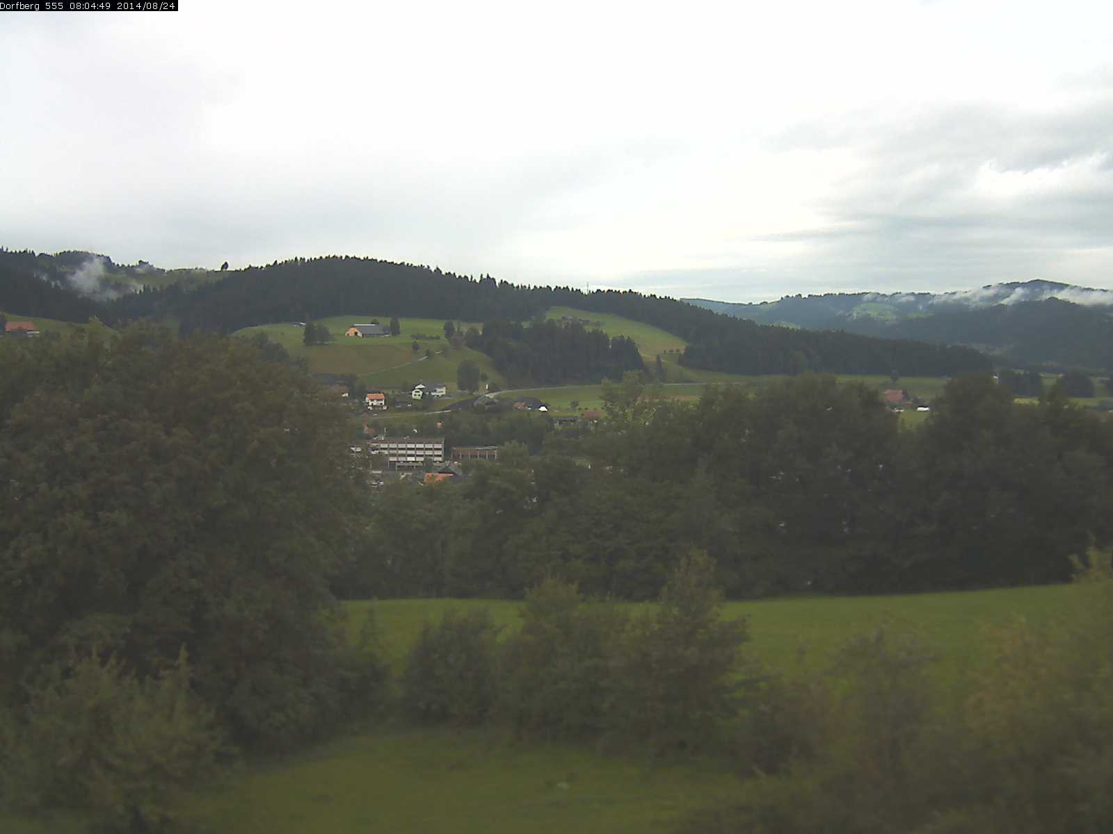 Webcam-Bild: Aussicht vom Dorfberg in Langnau 20140824-080600