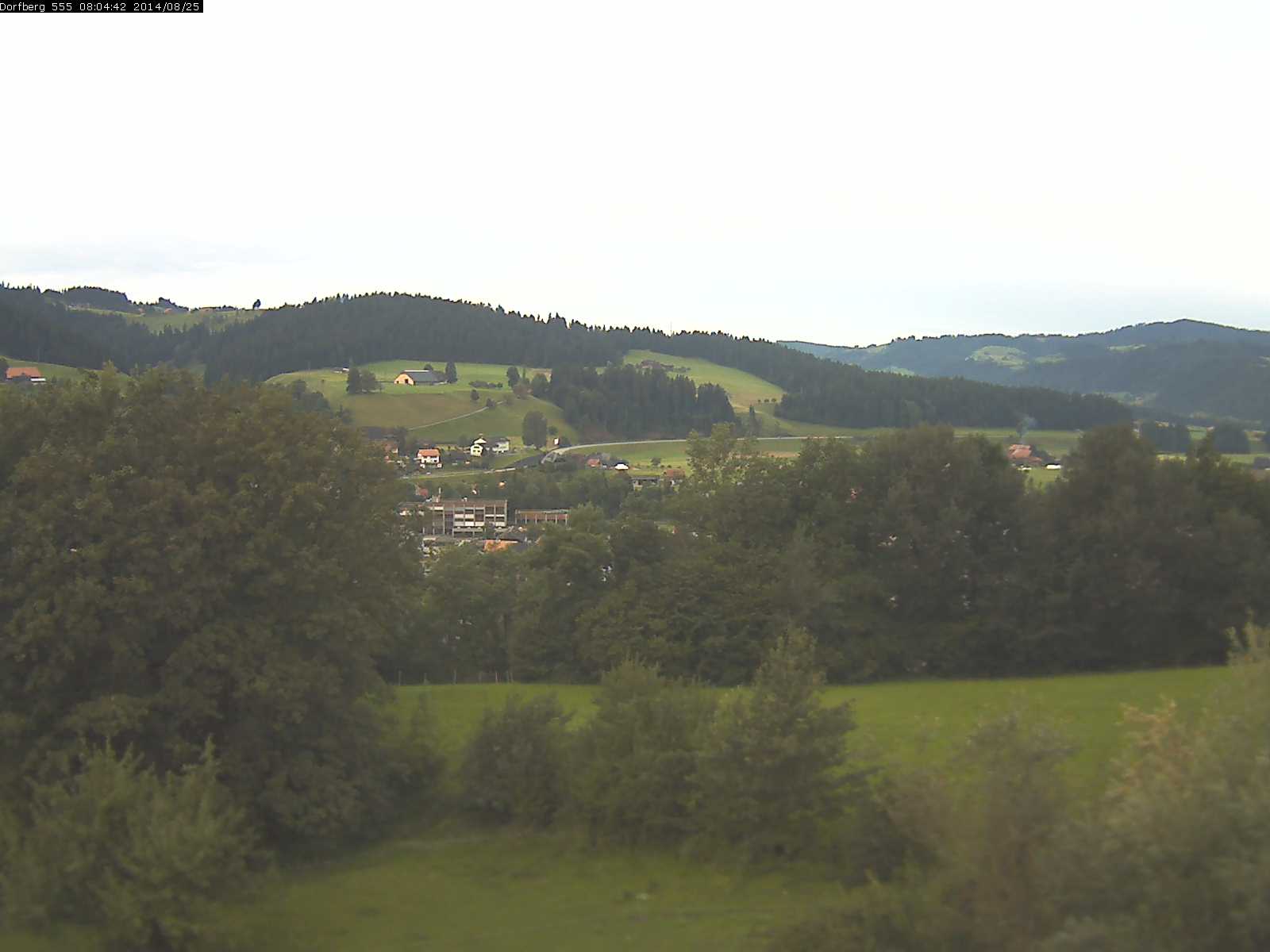 Webcam-Bild: Aussicht vom Dorfberg in Langnau 20140825-080600